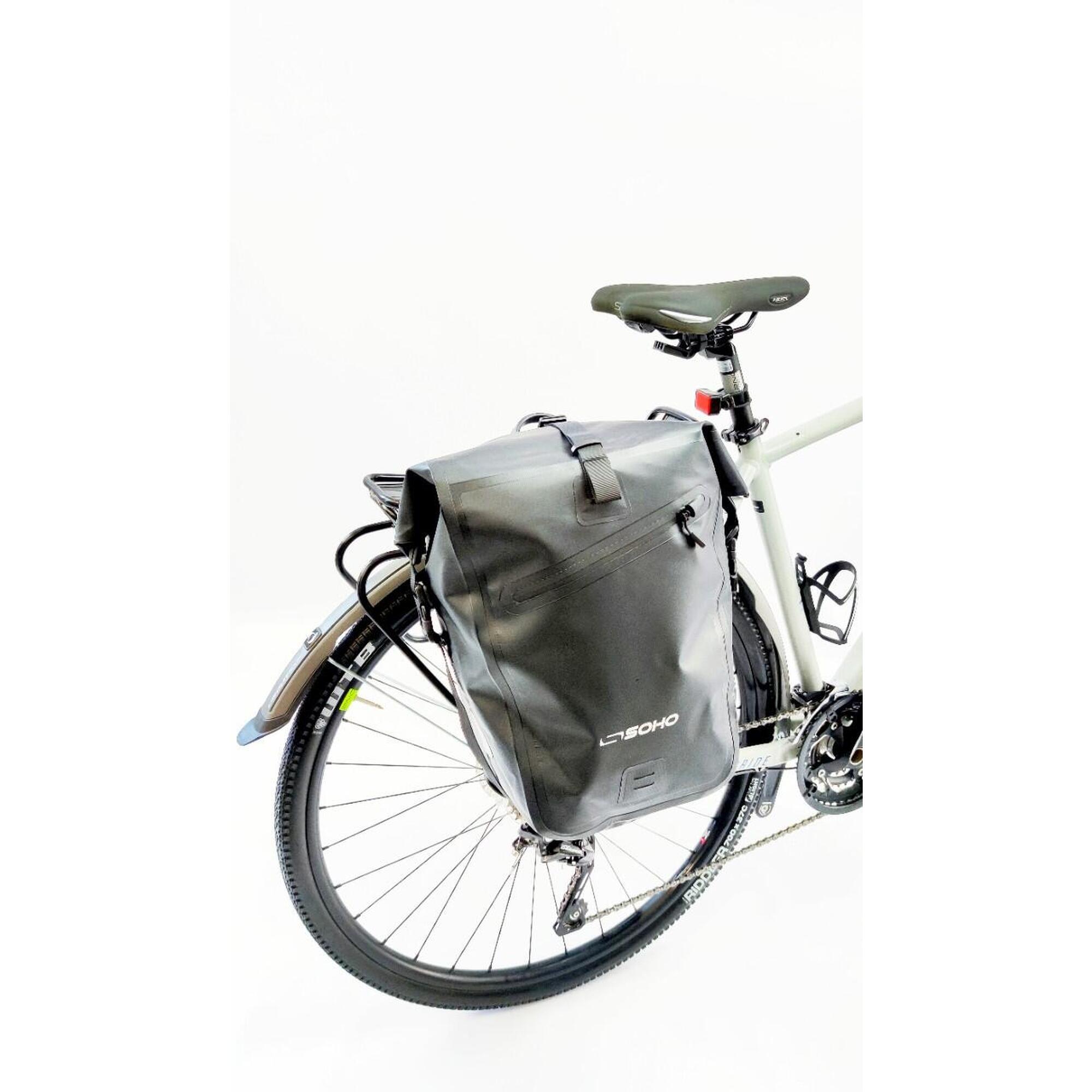 Torba rowerowa na bagażnik SOHO BROOME woodoodporna TPU