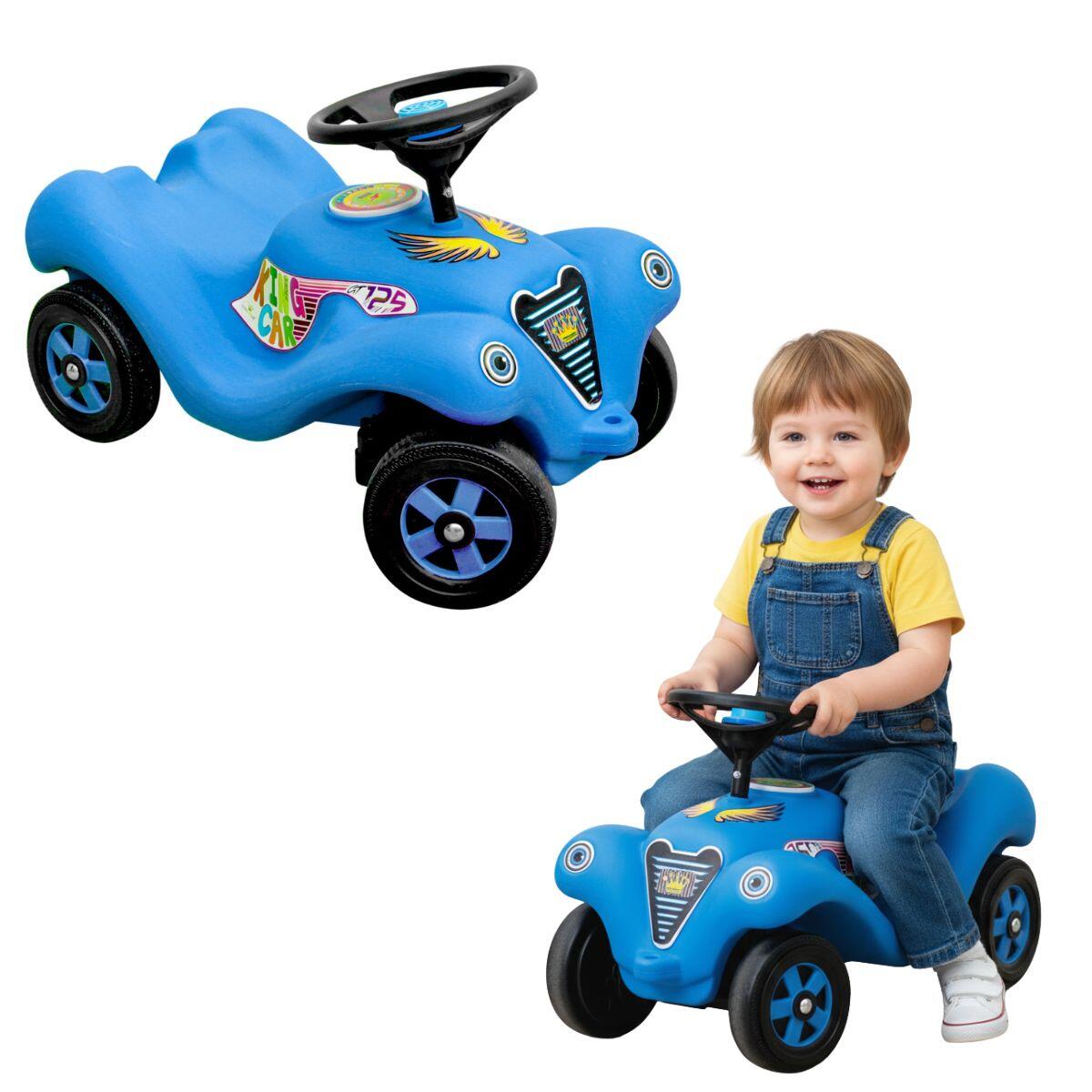 jeździk King Car - niebieski
