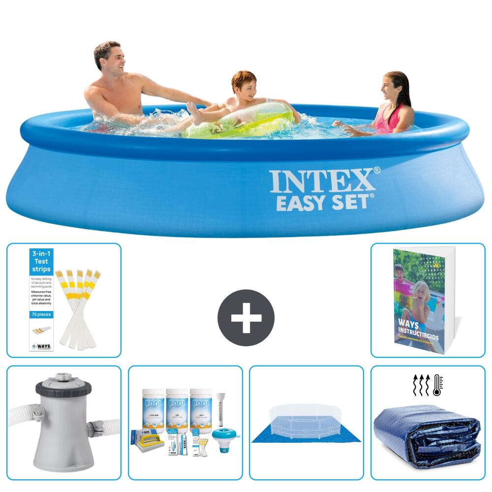 INTEX Basen Easy Set Okrągły - 305x61 cm - 7-częściowy S289