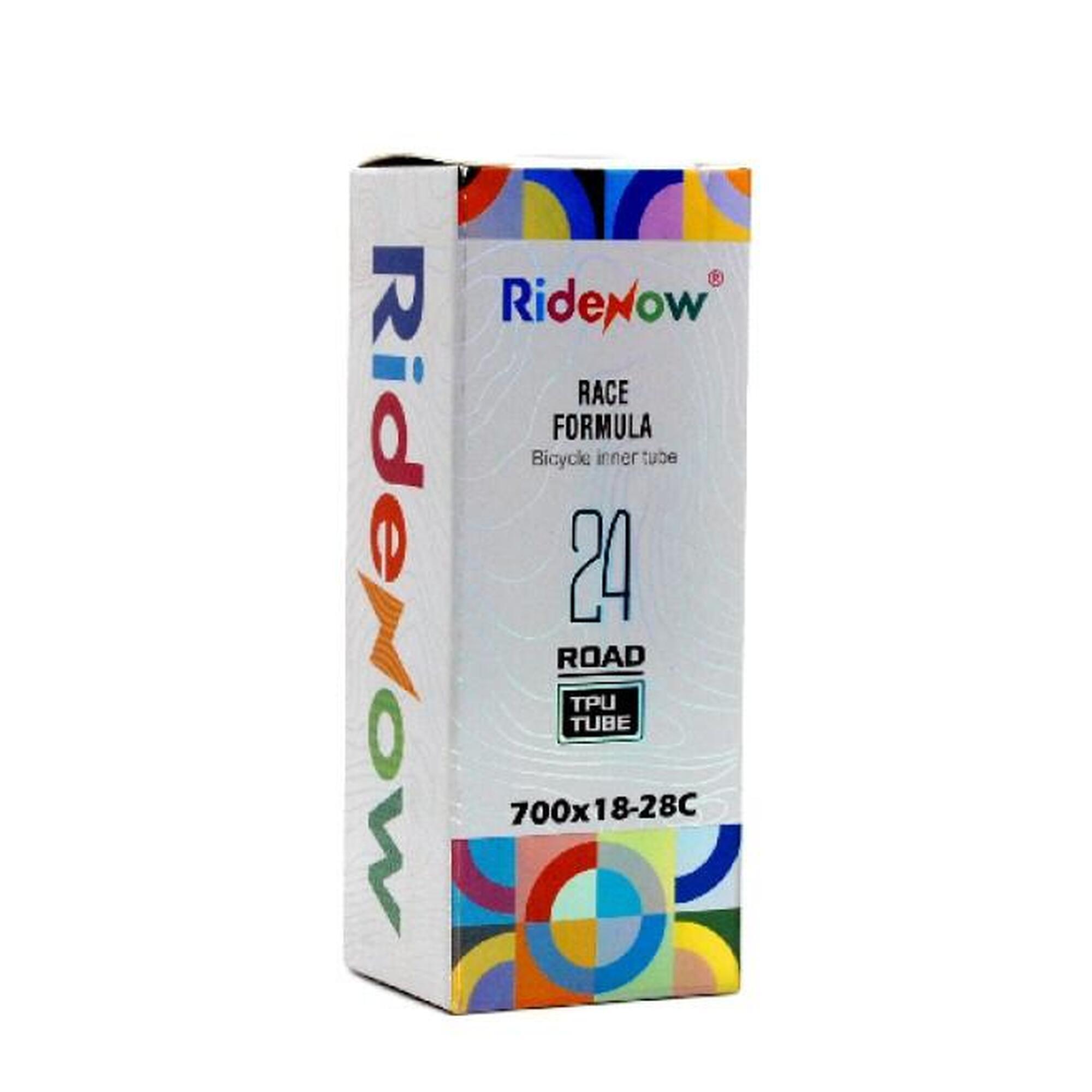 Dętka TPU RideNow Super Light 24g szosa 700/18-28C wentyl 65mm ALU