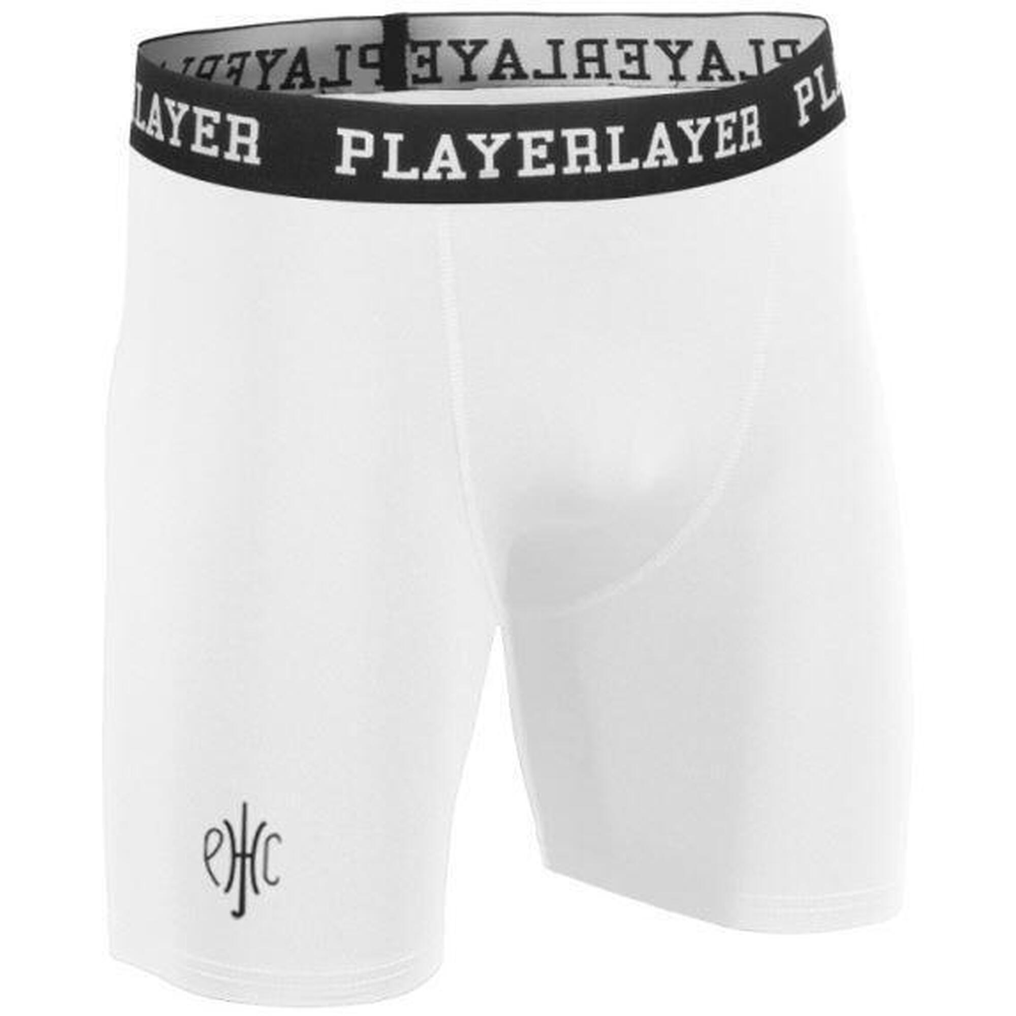 Męskie elastyczne szorty PlayerLayer P-710 — biały  S