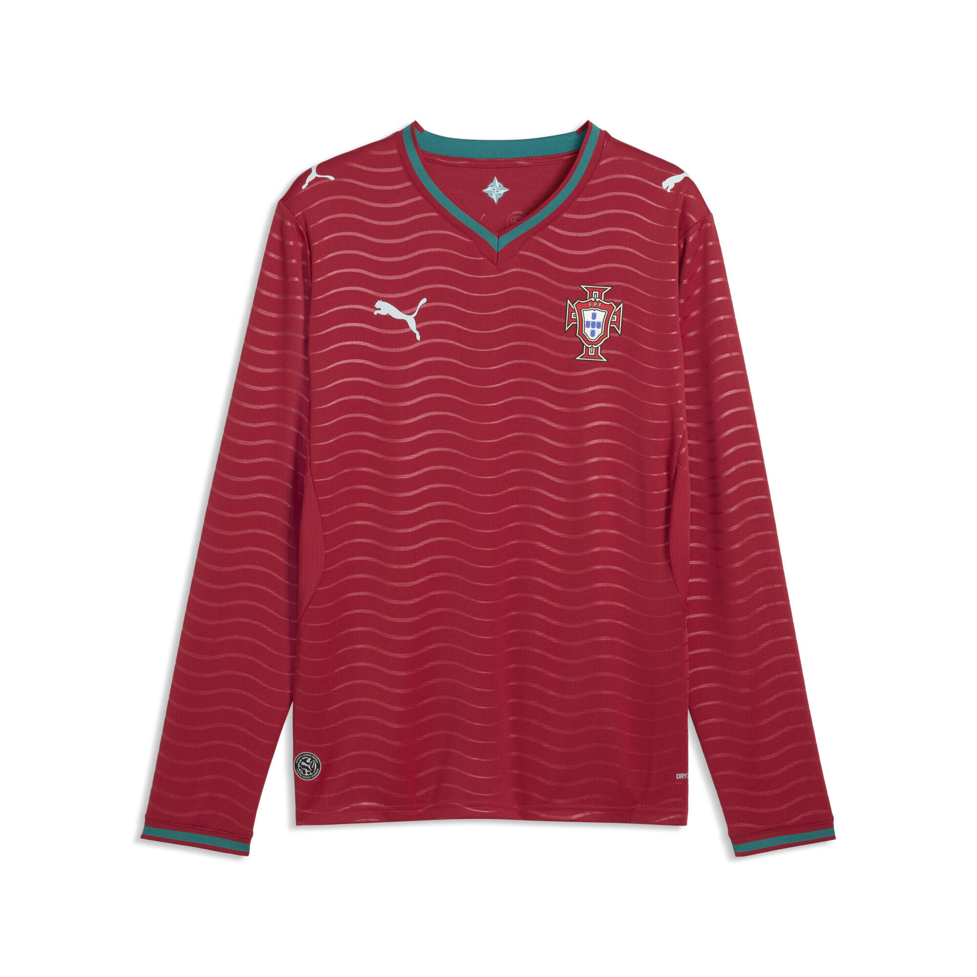 Męska koszulka domowa z długim rękawem reprezentacji Portugalii 2026 PUMA