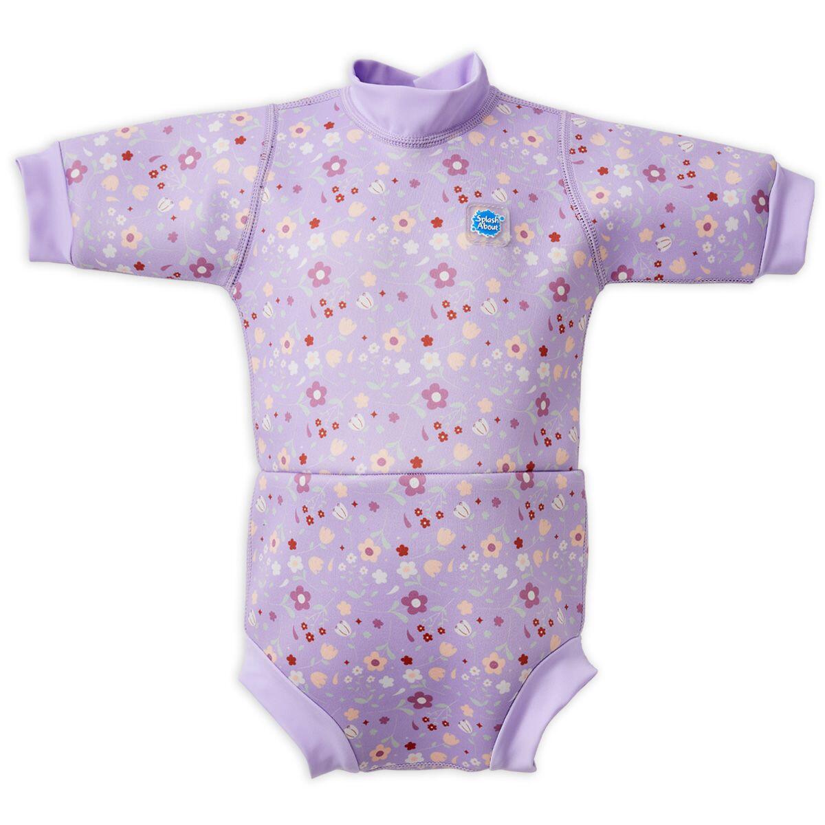 Pianka do pływania dziecięca Splash About Happy Nappy 1 mm lilac spring