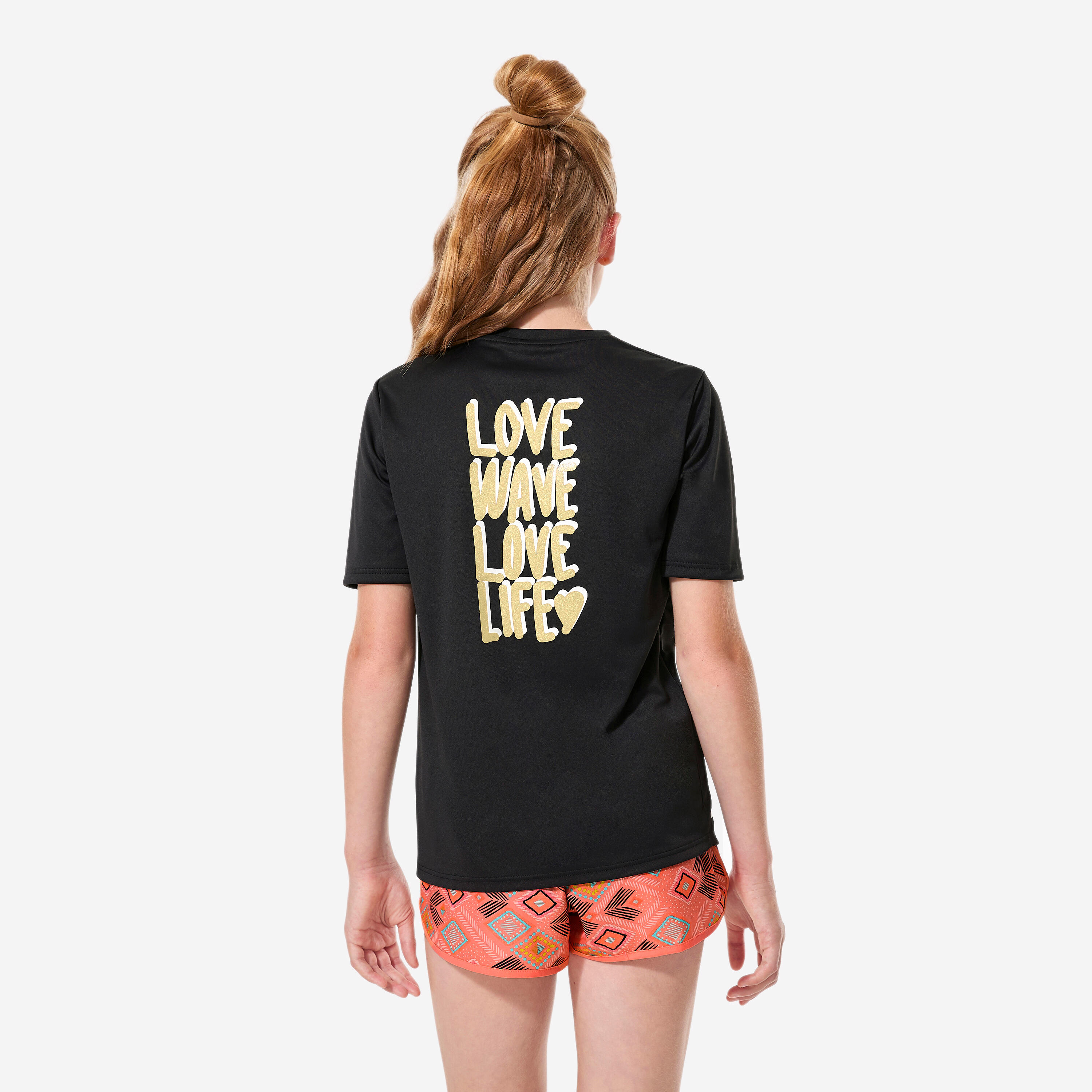 Top UV surfingowy dla dzieci Decathlon 100 Love