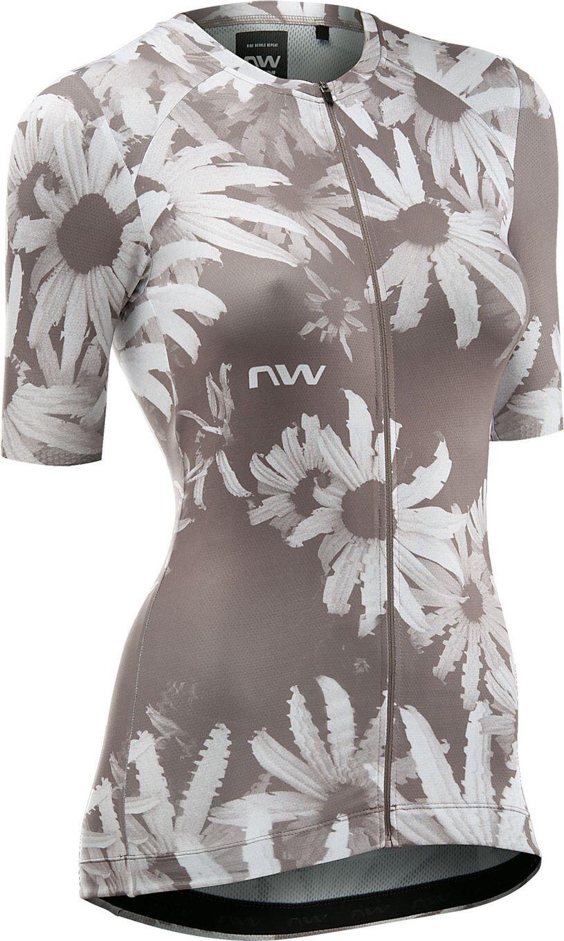 Koszulka rowerowa damska NORTHWAVE Blade Woman Jersey beżowy