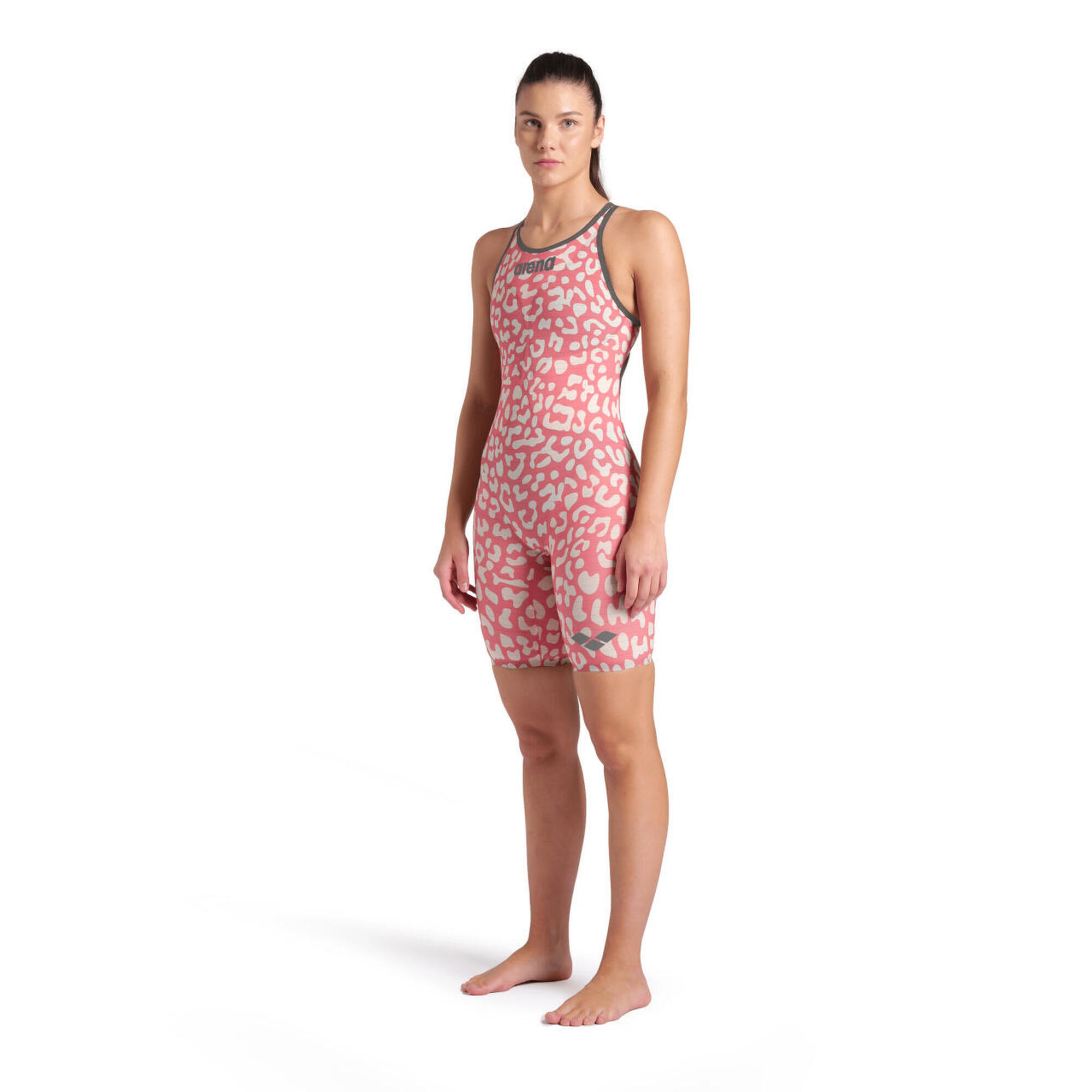 Strój startowy pływacki damski Arena CARBON AIR2 OB Leopard