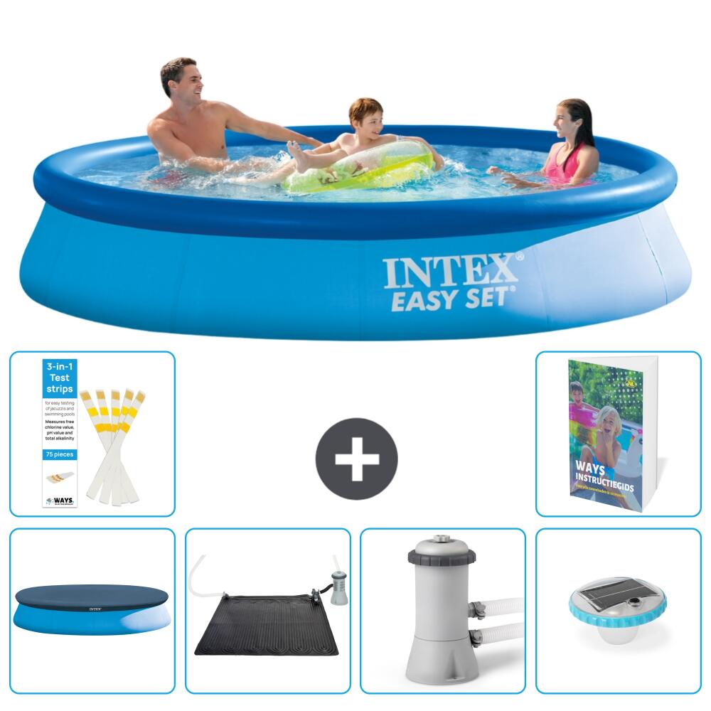 INTEX Basen Easy Set Okrągły - 366x76 cm - 7-częściowy S154