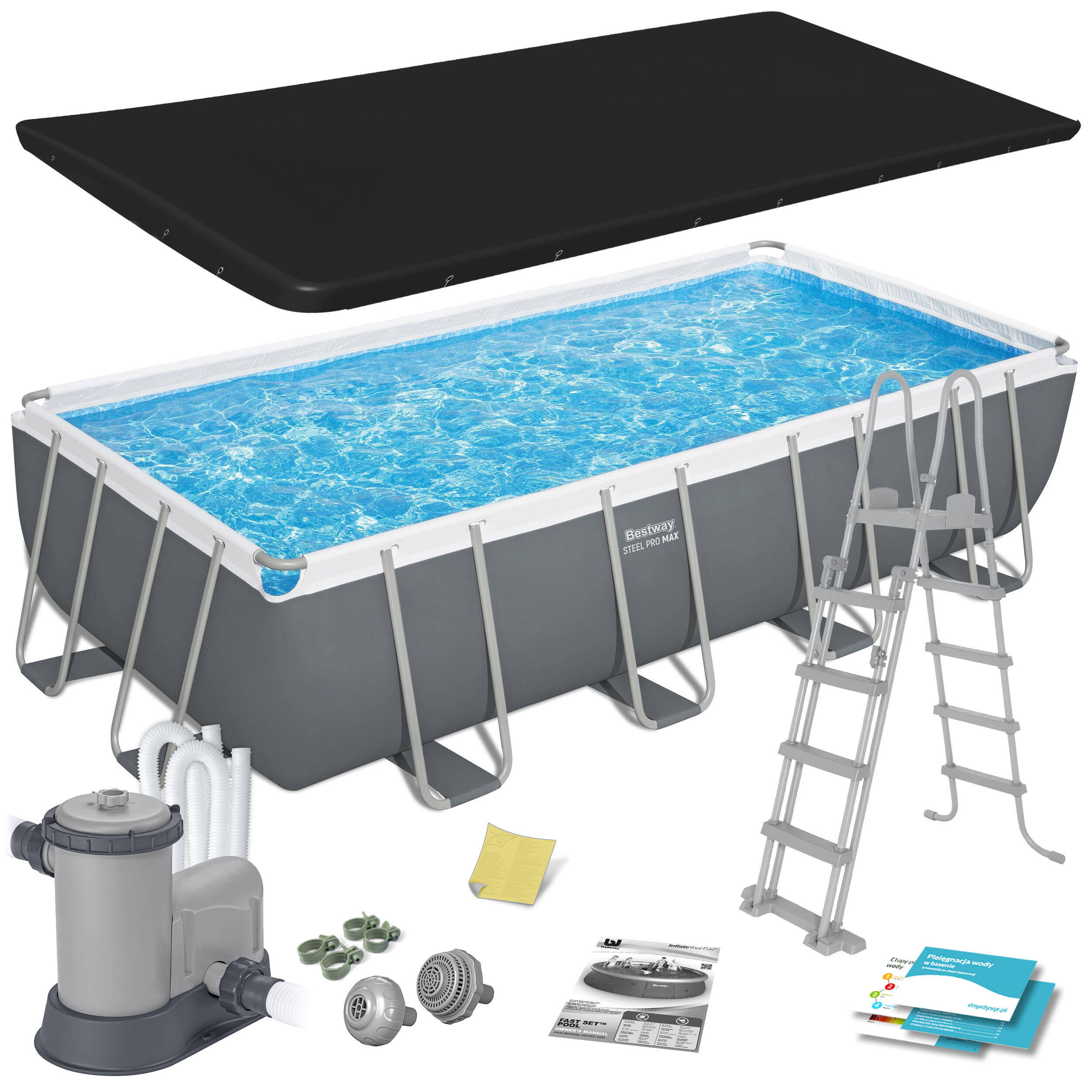 Basen stelażowy ogrodowy 549x274x122cm Bestway 56465N