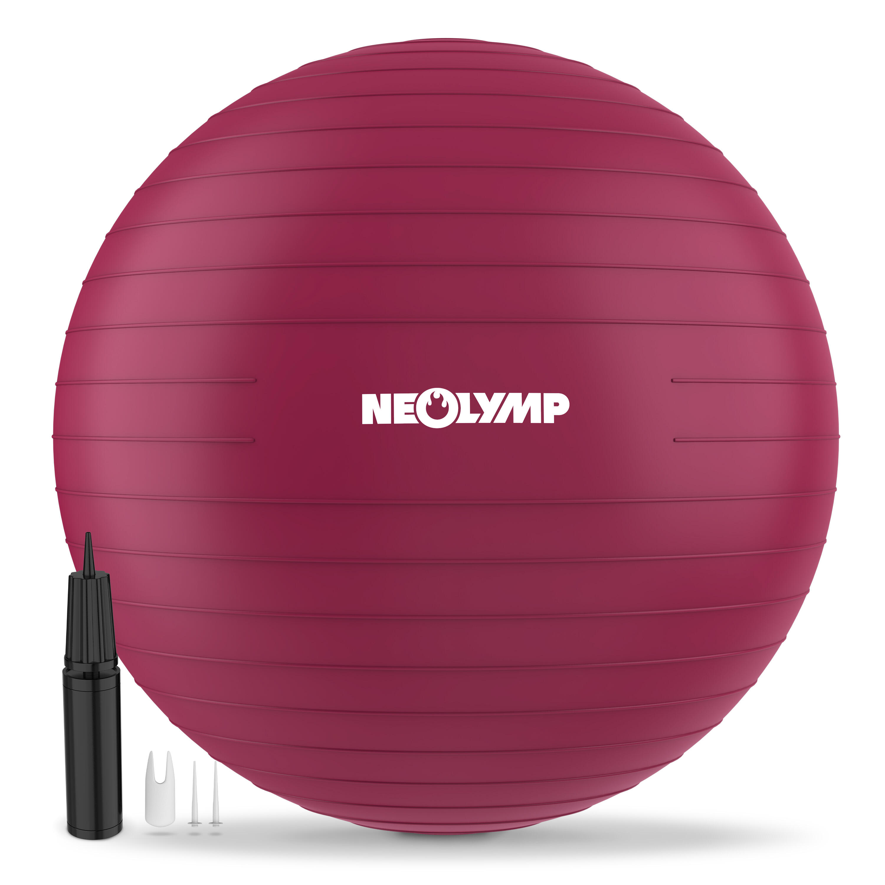 Piłka gimnastyczna ergonomiczna Anti-Burst 300 kg fotel biurowy S