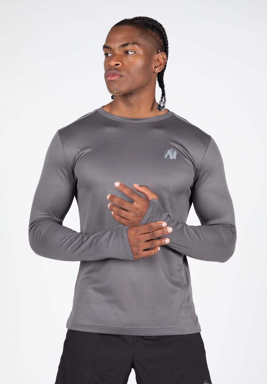 Koszulka fitness męska Gorilla Wear USA Washington z długim rękawem