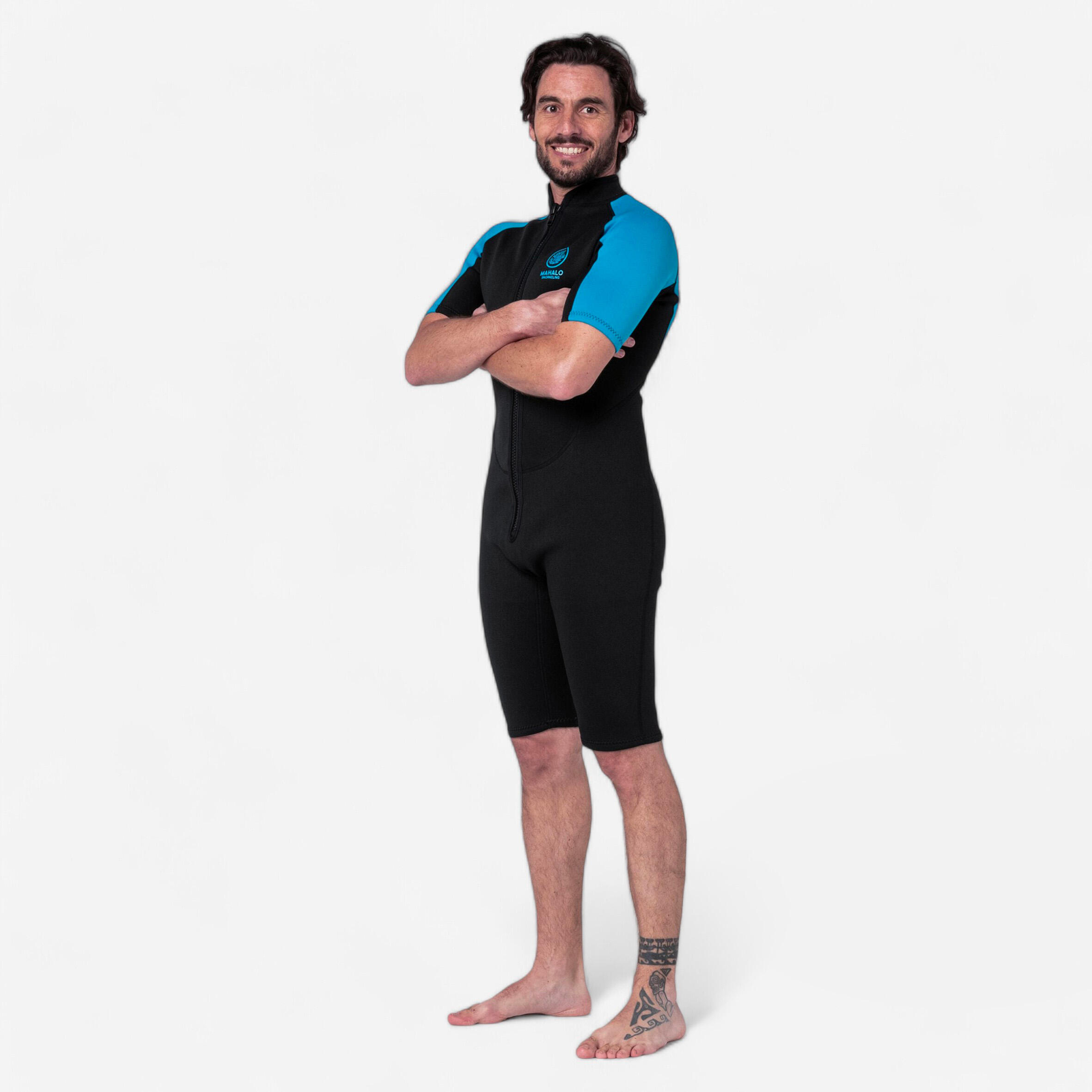 Krótka pianka do snorkelingu męska Mahalo Snorkeling z neoprenu 2 mm