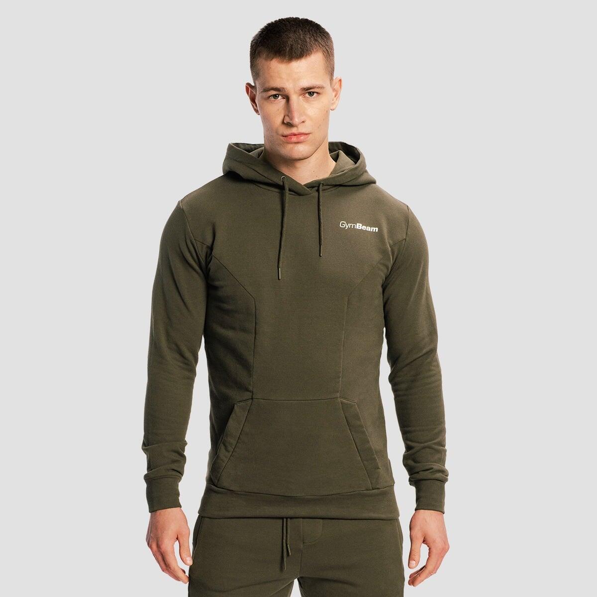 Bluza męska fitness z kapturem regular Espresso Limitless