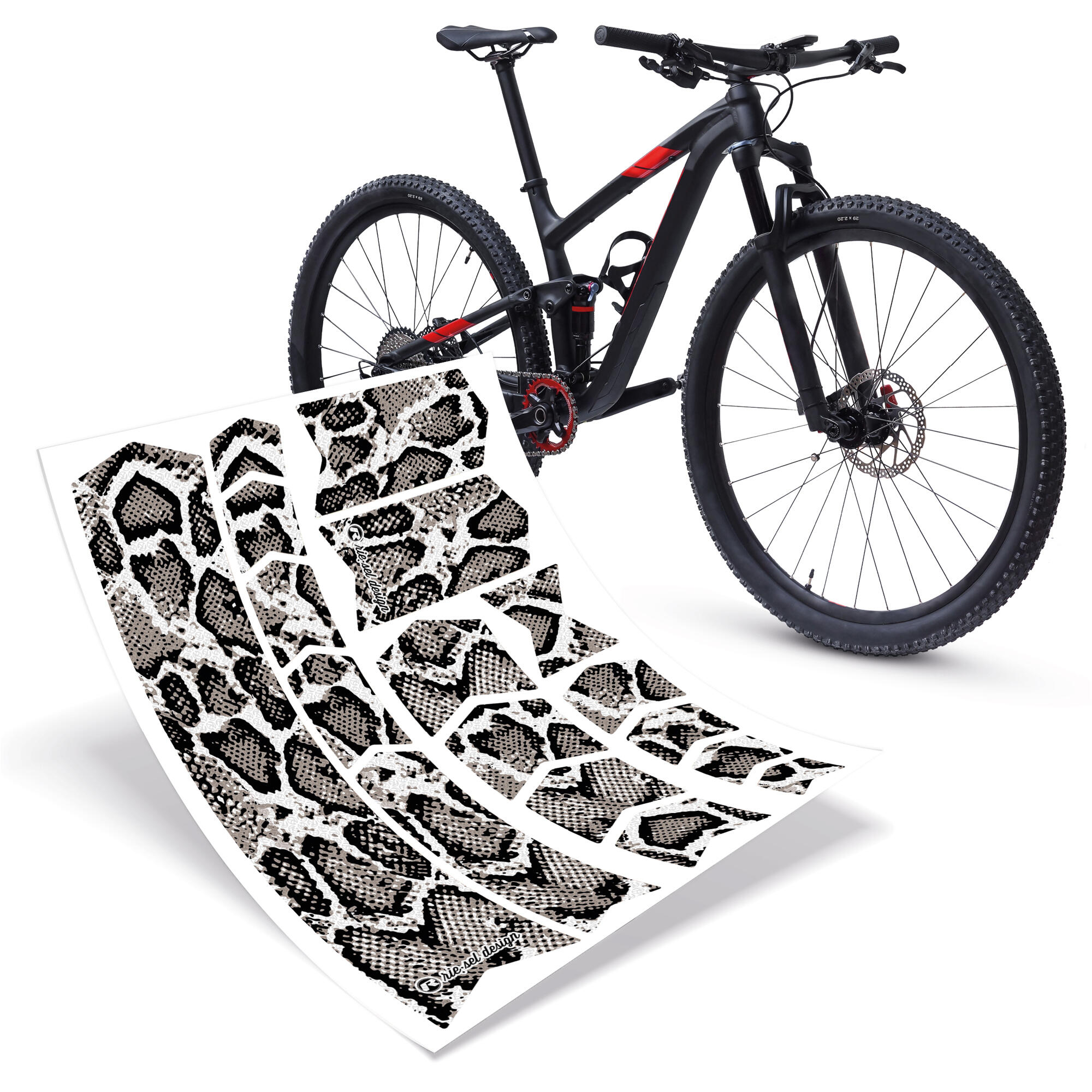 Zestaw folii ochronnej na ramę Riesel Design Frame:Guard Snake