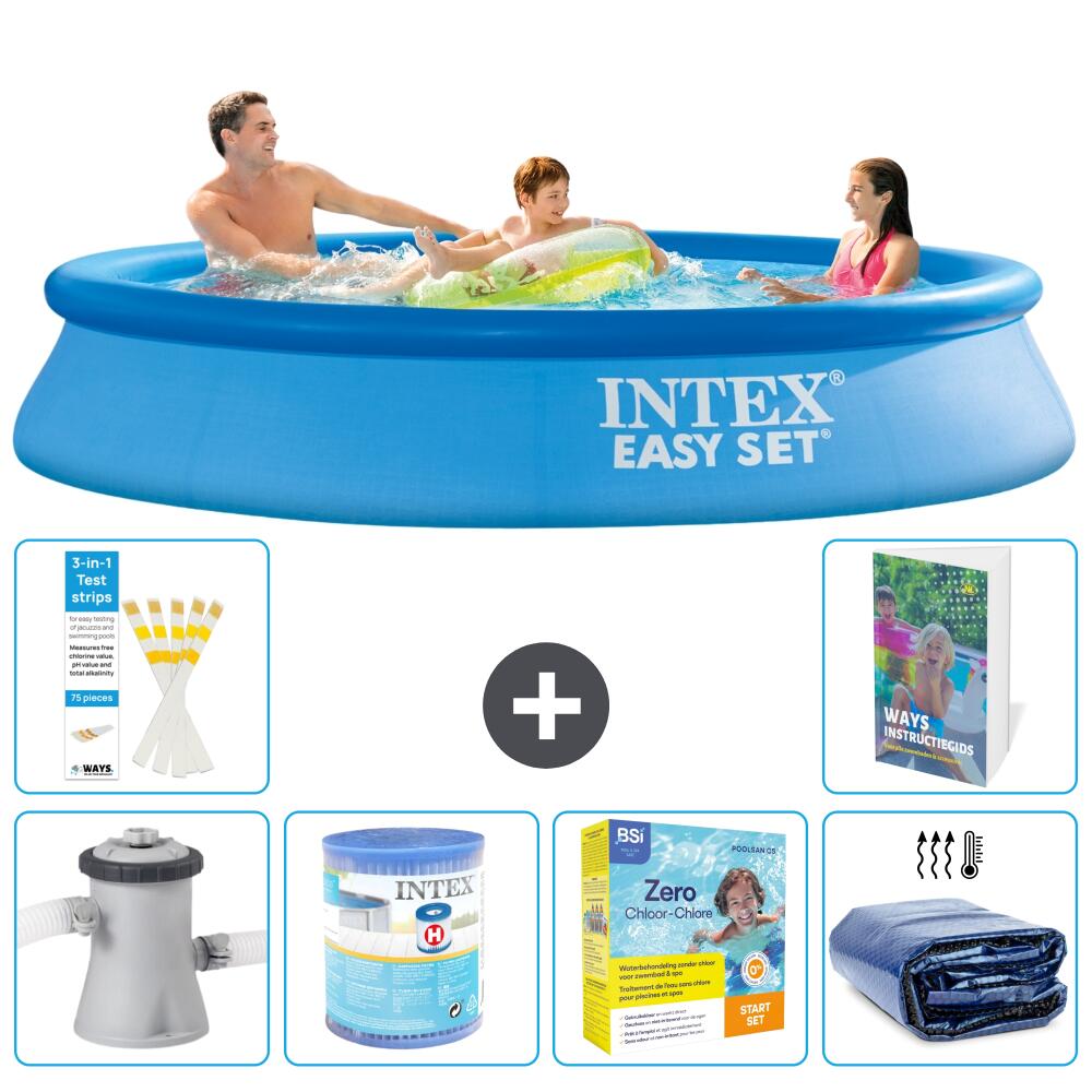 INTEX Basen Easy Set Okrągły - 305x61 cm - 7-częściowy S224