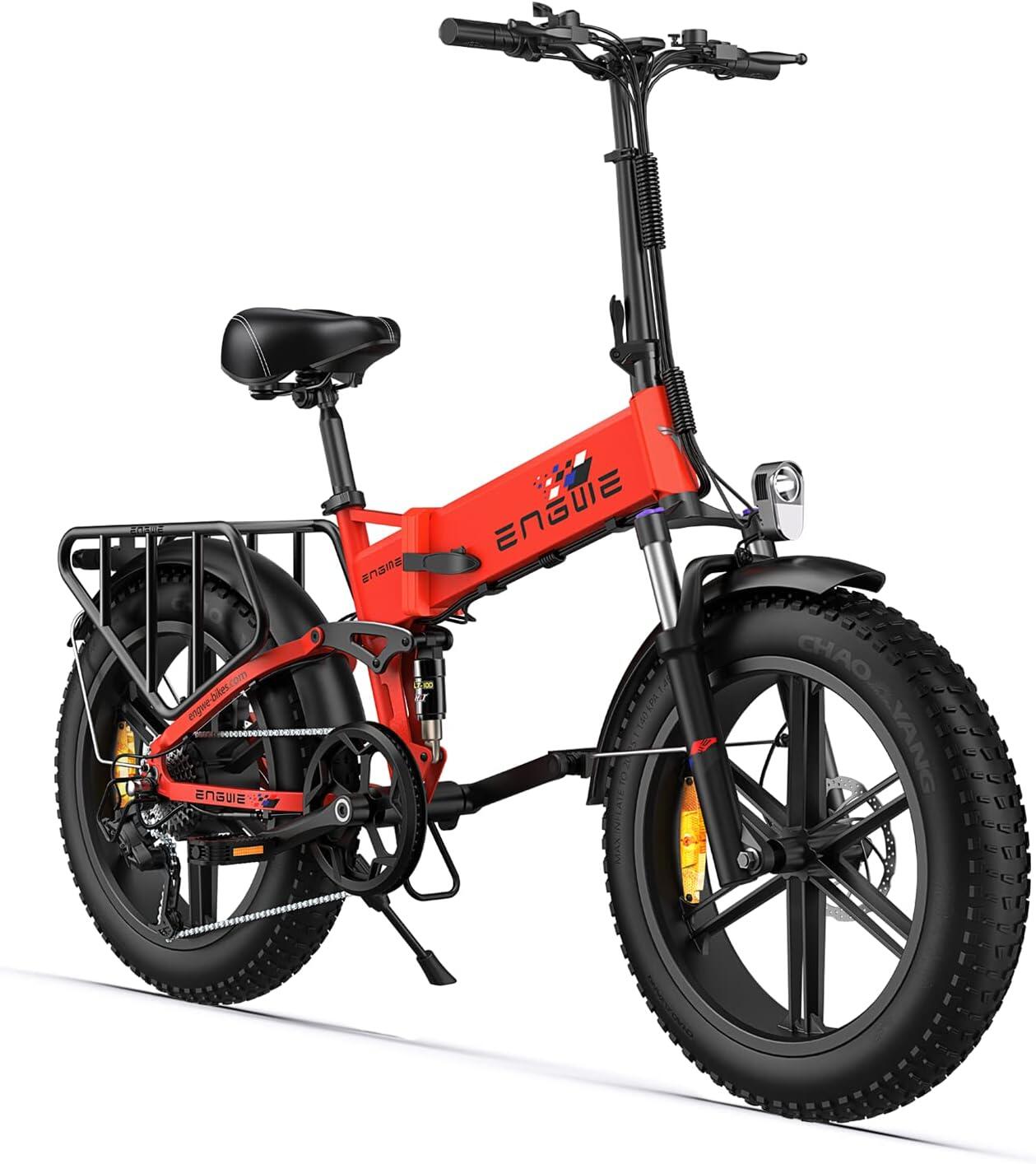 ENGWE Engine X Składany rower elektryczny z pełnym zawieszeniem 250 W 48 V 13 Ah
