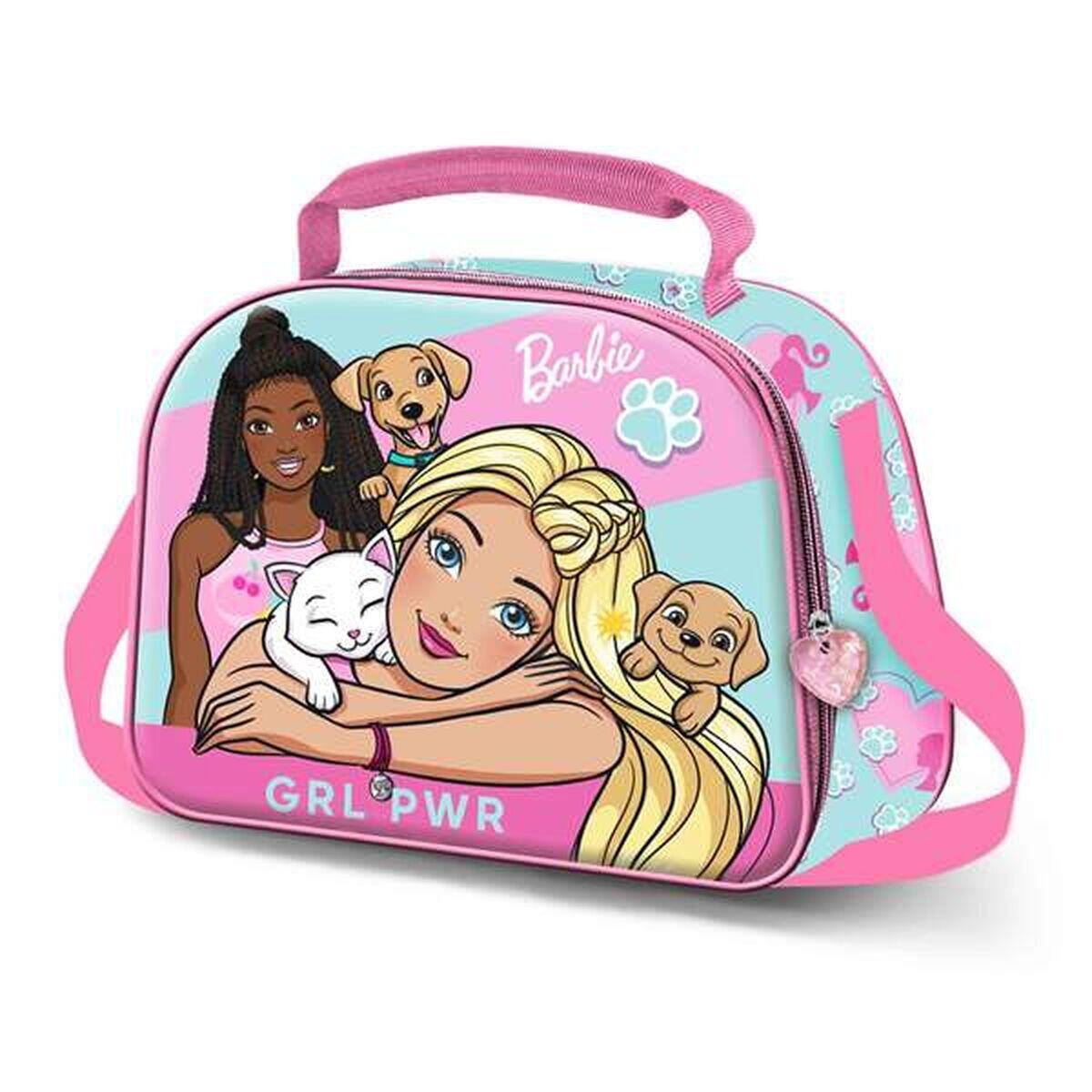 Pudełko na drugie śniadanie BARBIE Różowy