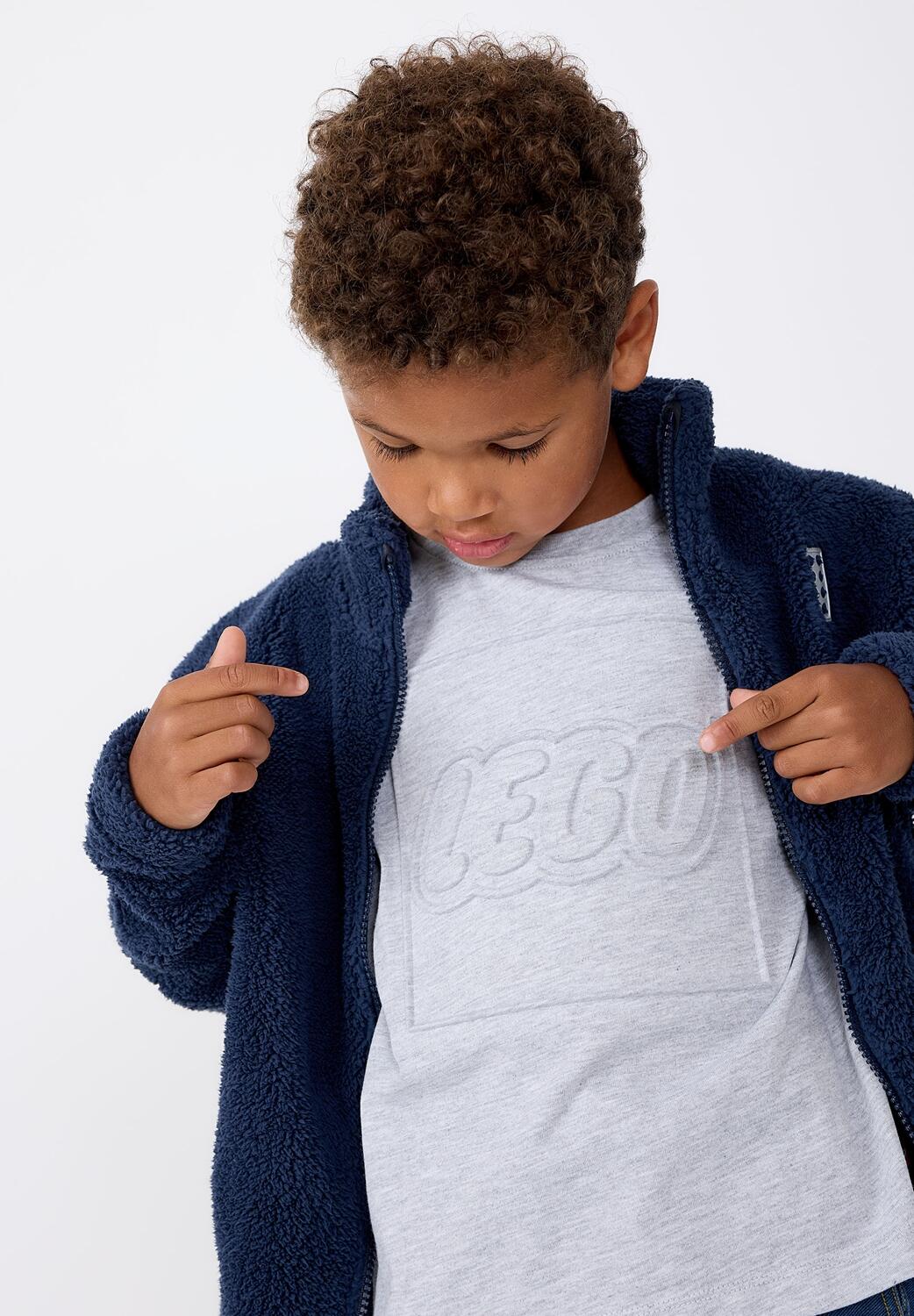Kurtka Teddy Dziecięca LEGO Sian201 Granatowa
