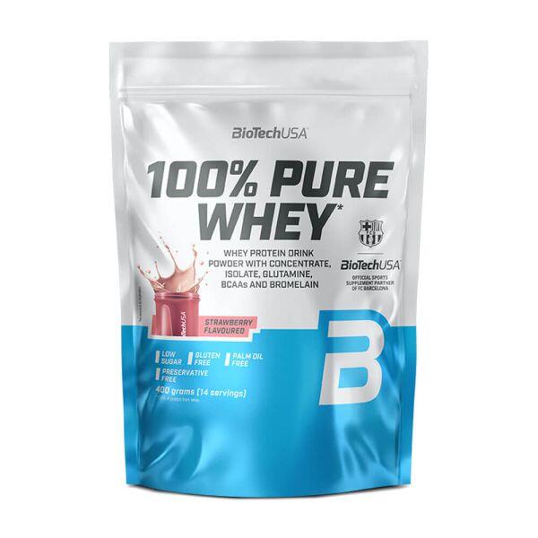 100% czysta serwatka - 400 g Strawberry Biotech USA