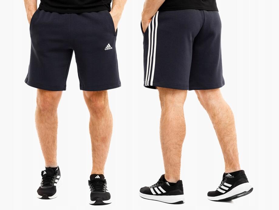 Spodenki męskie adidas Essentials Fleece 3-Stripes Shorts