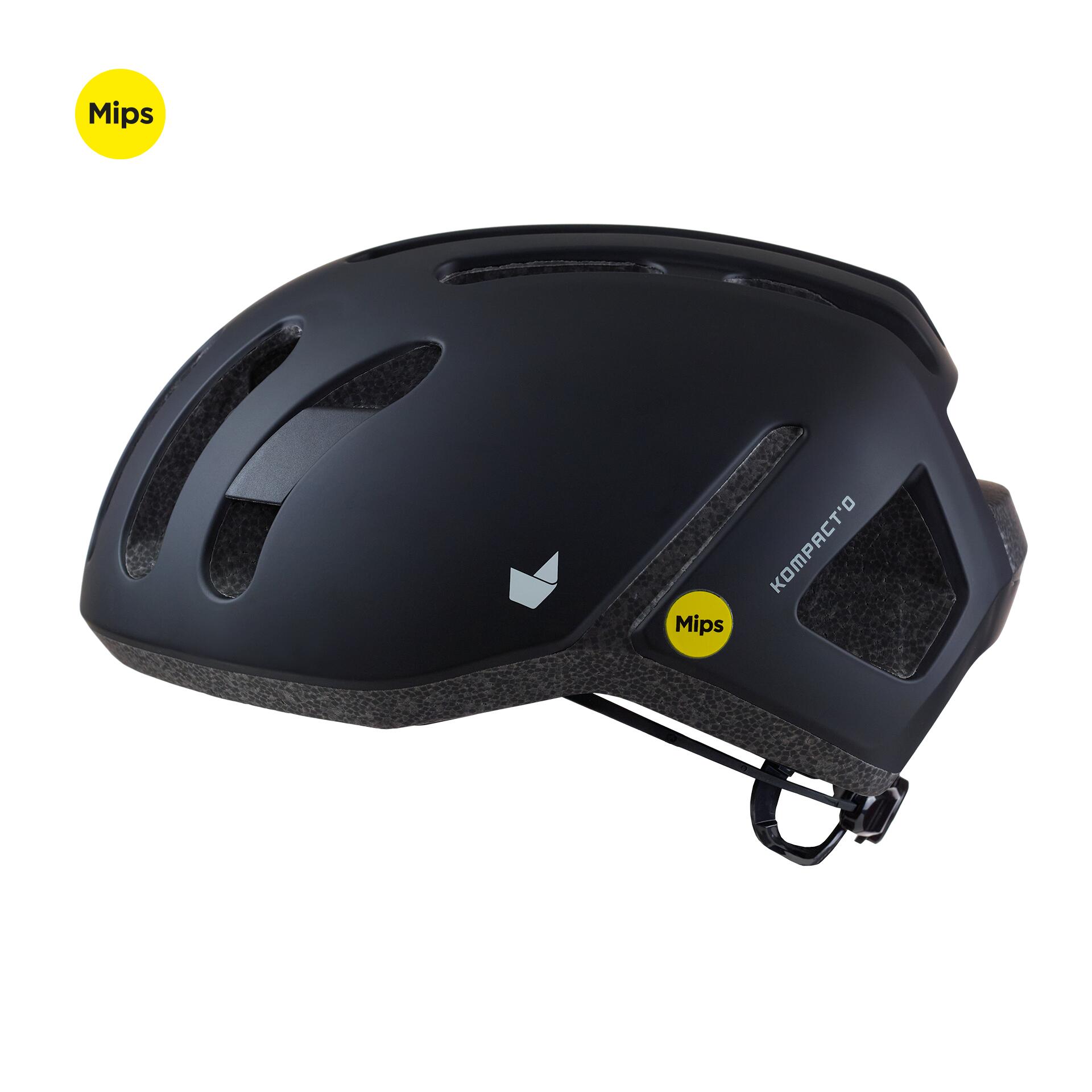 Catlike Kompacto II – Uniwersalny Kask Unisex Czarny Połysk S