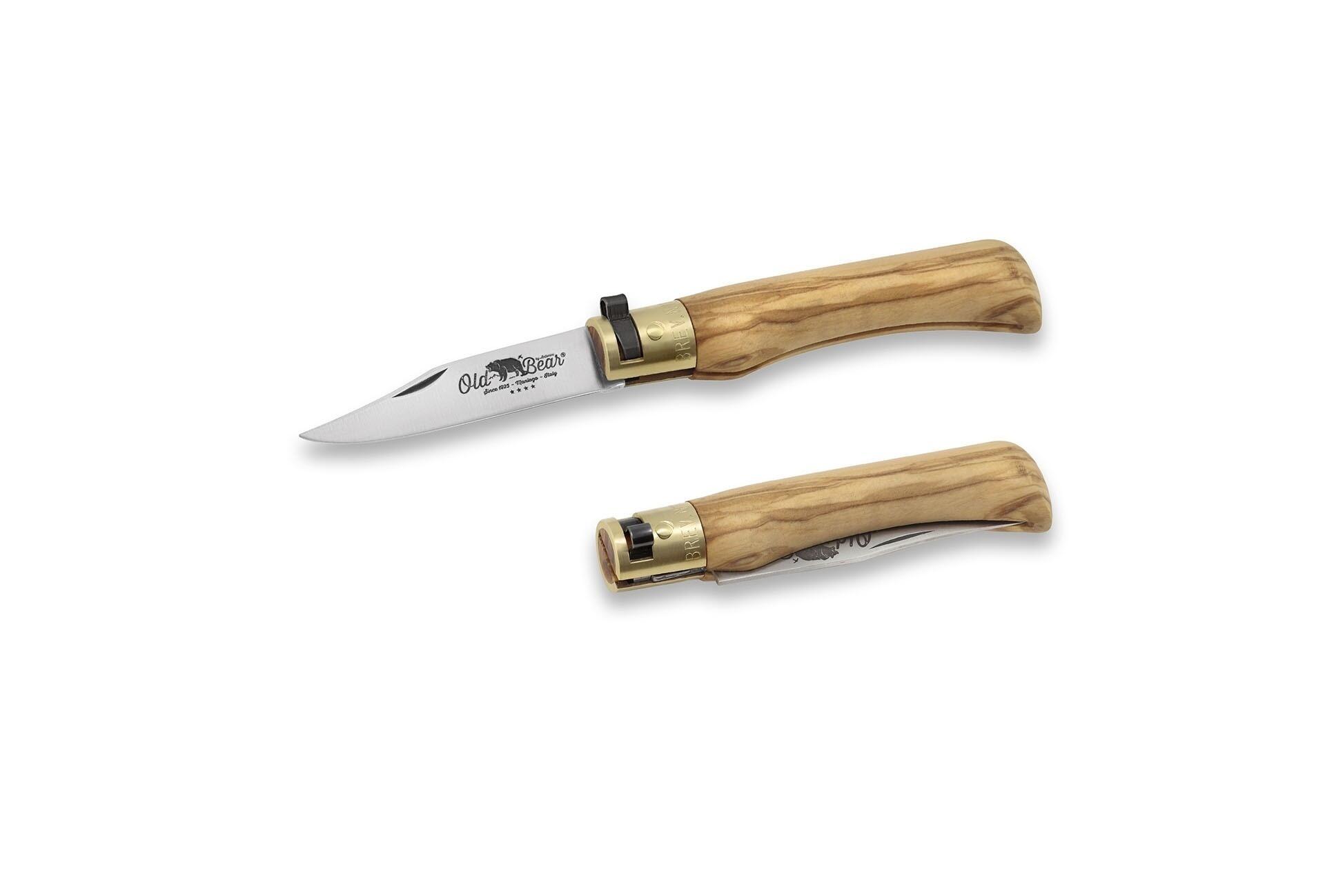 Nóż składany Antonini Olive Satin Stainless