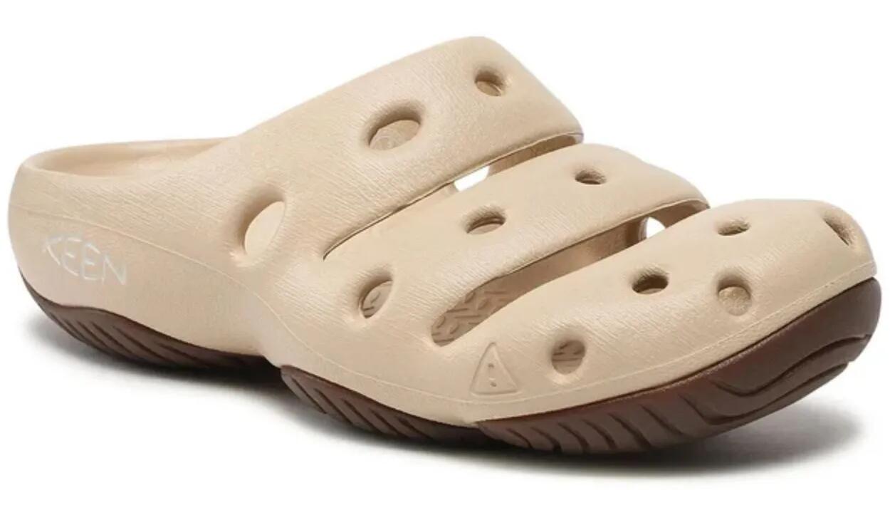 Klapki damskie Keen Yogui W safari/silver birch