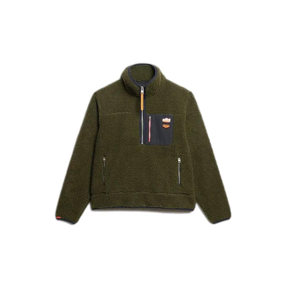 Kurtka polarowa 1/2 zip retro vintage damska Superdry