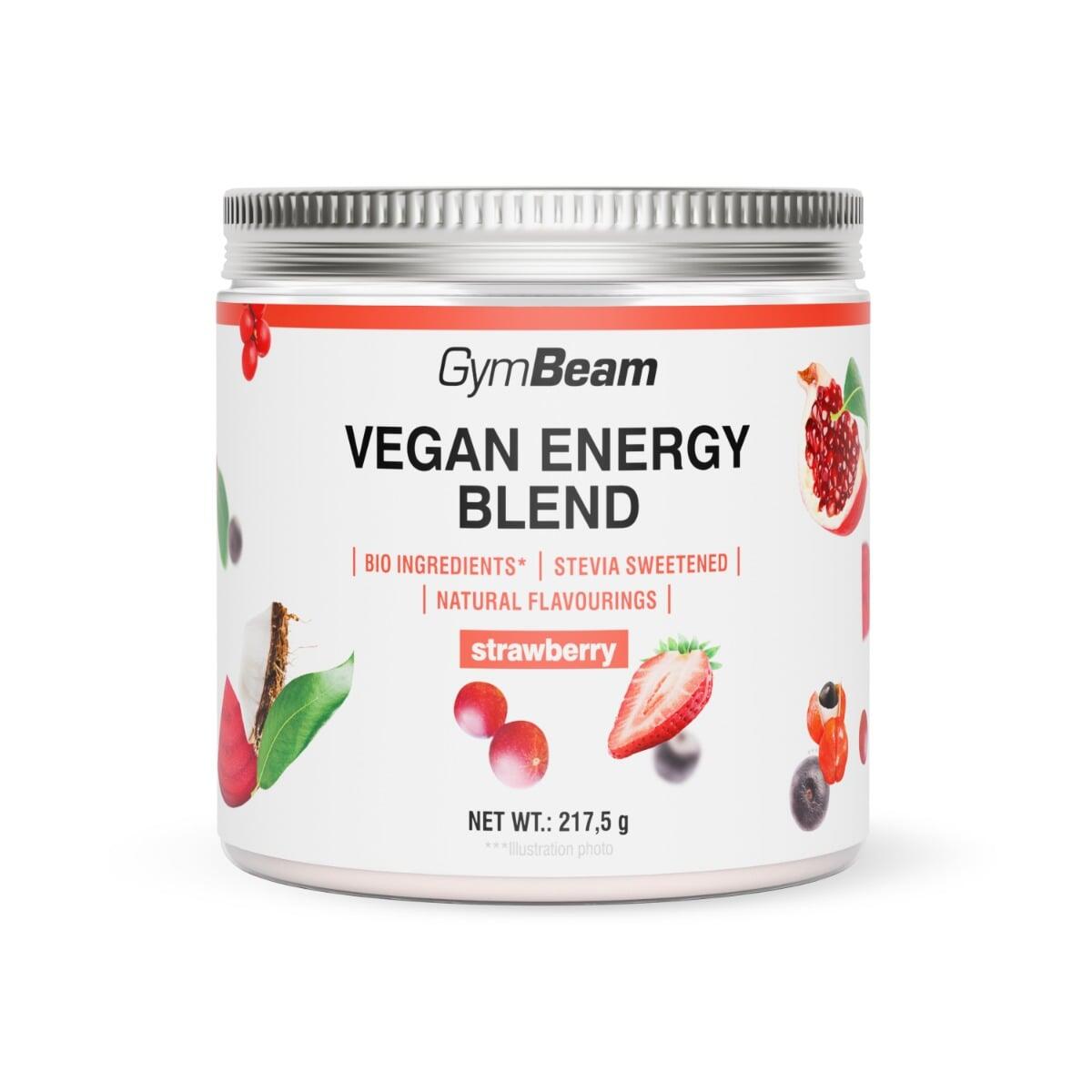 Pre-workout Vegan Energy Blend proszek truskawka 217,5 g