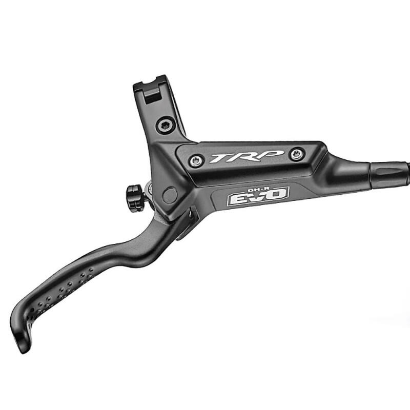 Hamulec rowerowy górski DHR EVO - dźwignia prawa - wąż 1900 mm - czarny