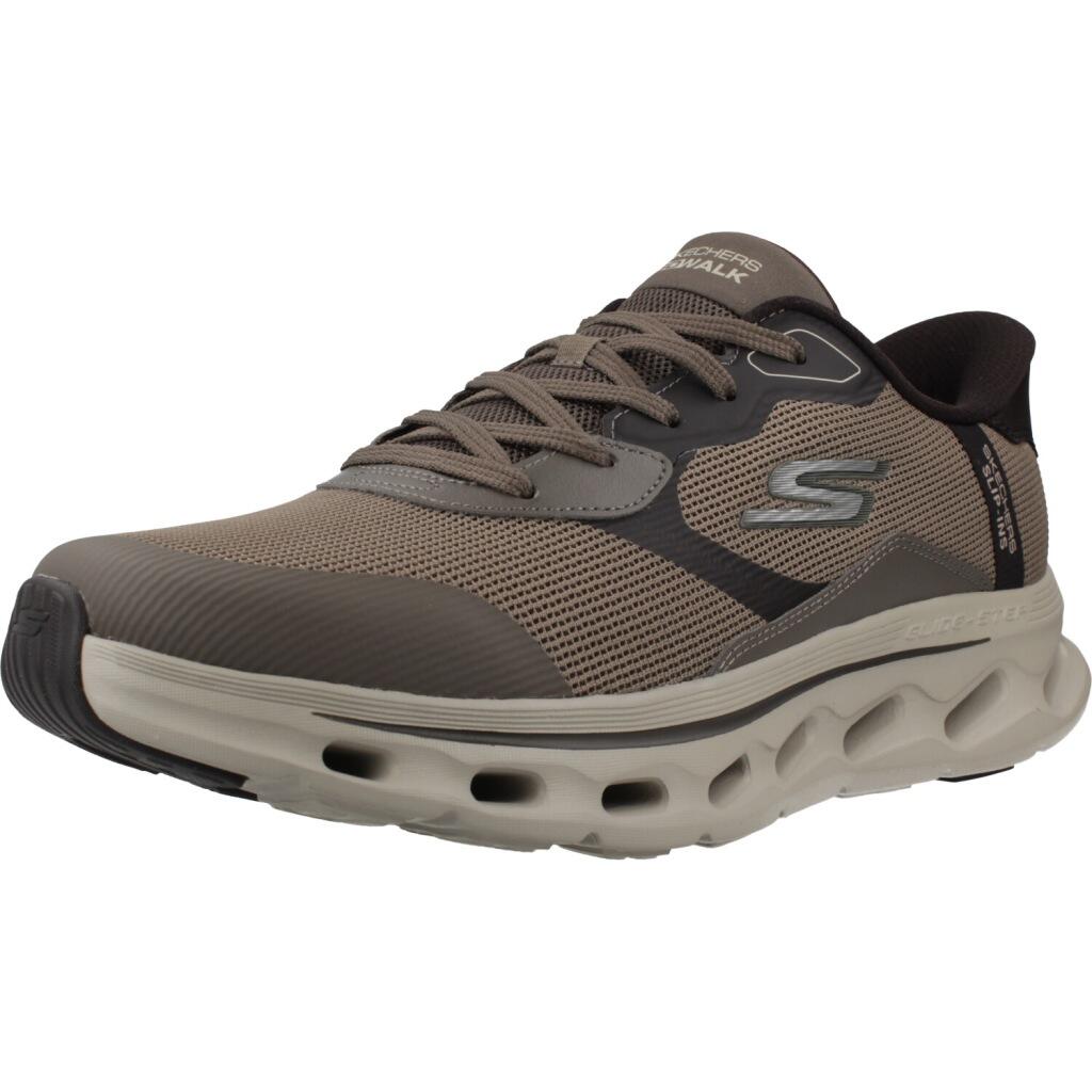 Buty SKECHERS SLIP-INS GO WALK GLIDE STEP 2.0 ZAC Brązowy
