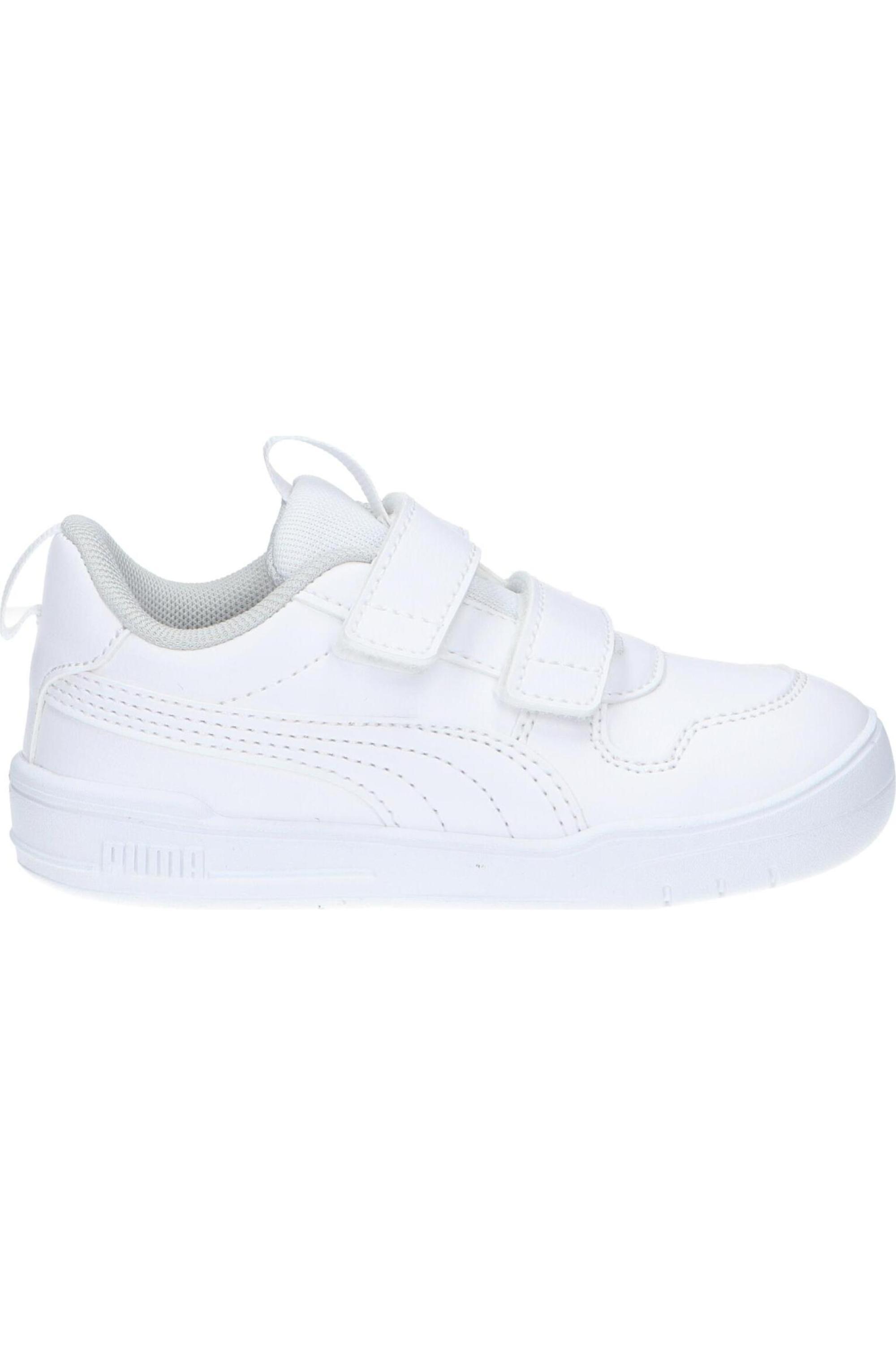 Zapatillas Casual Infantil Para Niños Puma Multiflex SL V Color Blanco-380741-06
