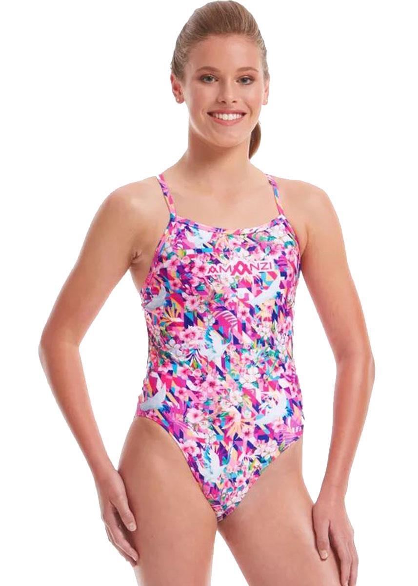 Amanzi Manchurian Magic Swimsuit Women'S - Size 38