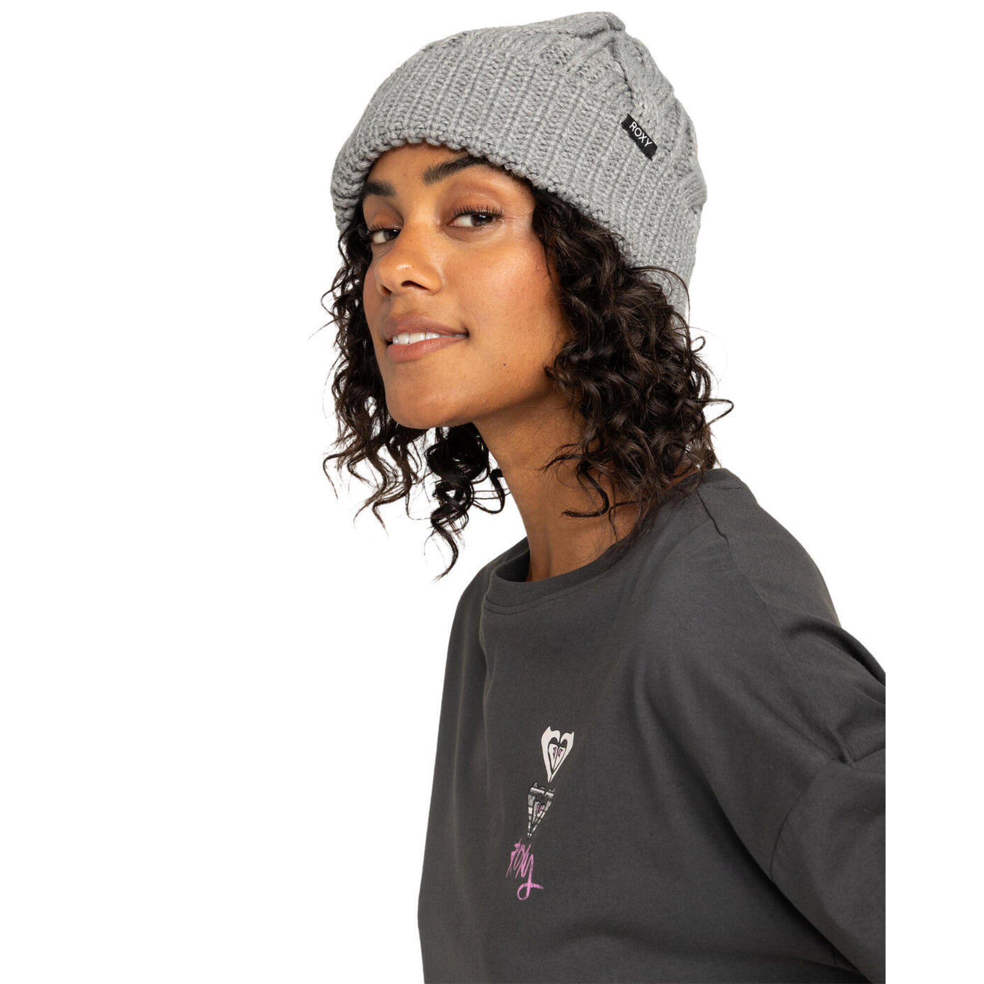 Czapka z mankietem dla Kobiety SNOW CAKE Szary