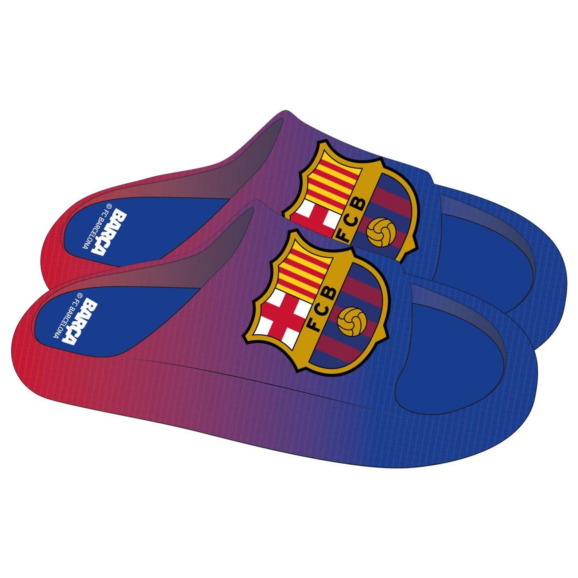 FC Barcelona klapki na basen i plażę unisex