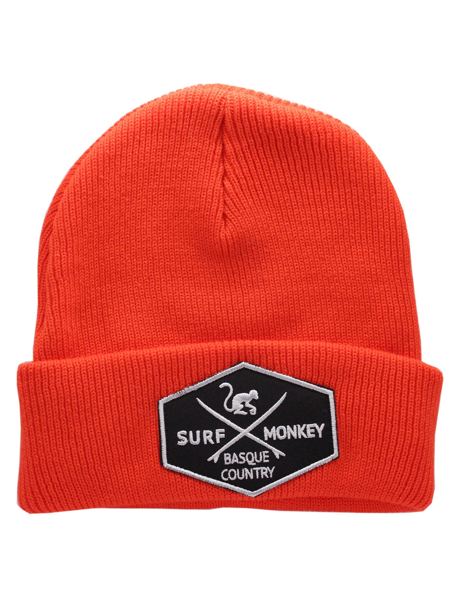Czapka beanie – haftowane logo / organiczna / rozmiar uniwersalny (czerwona)