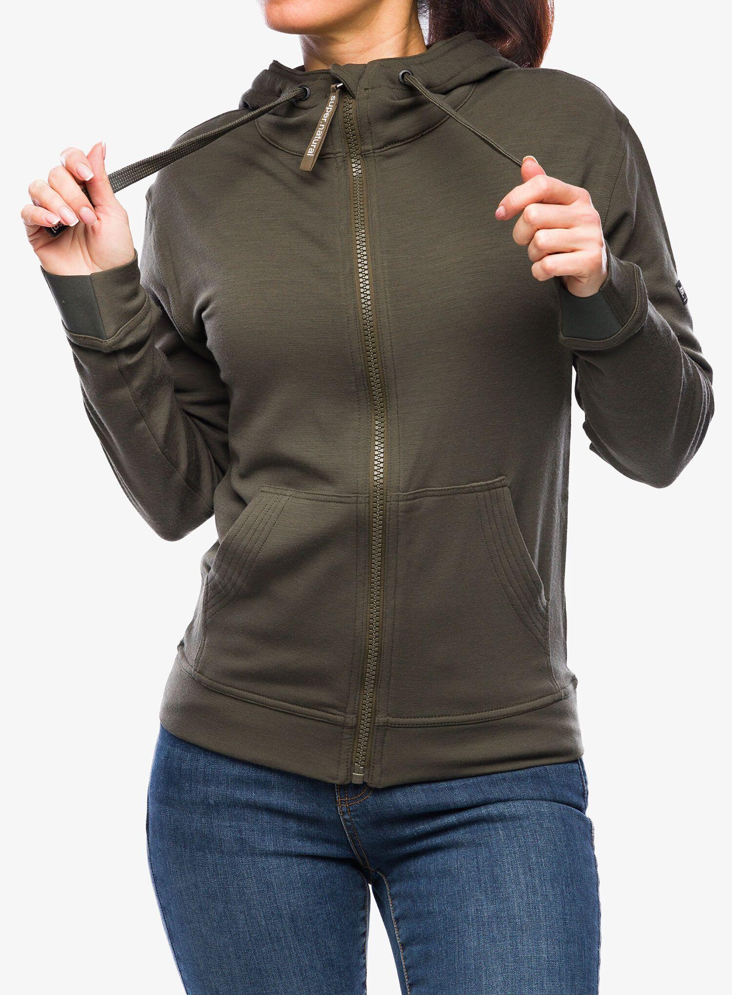 Bluza rozpinana damska Super.natural Solution Hoodie