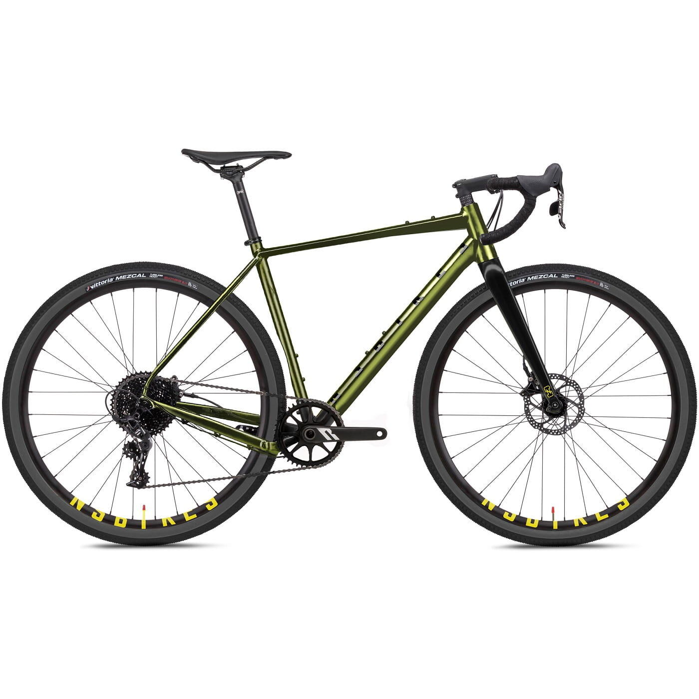 Rower kompletny - Rag +1 - Zielony / Czarny - M - Ns Bikes