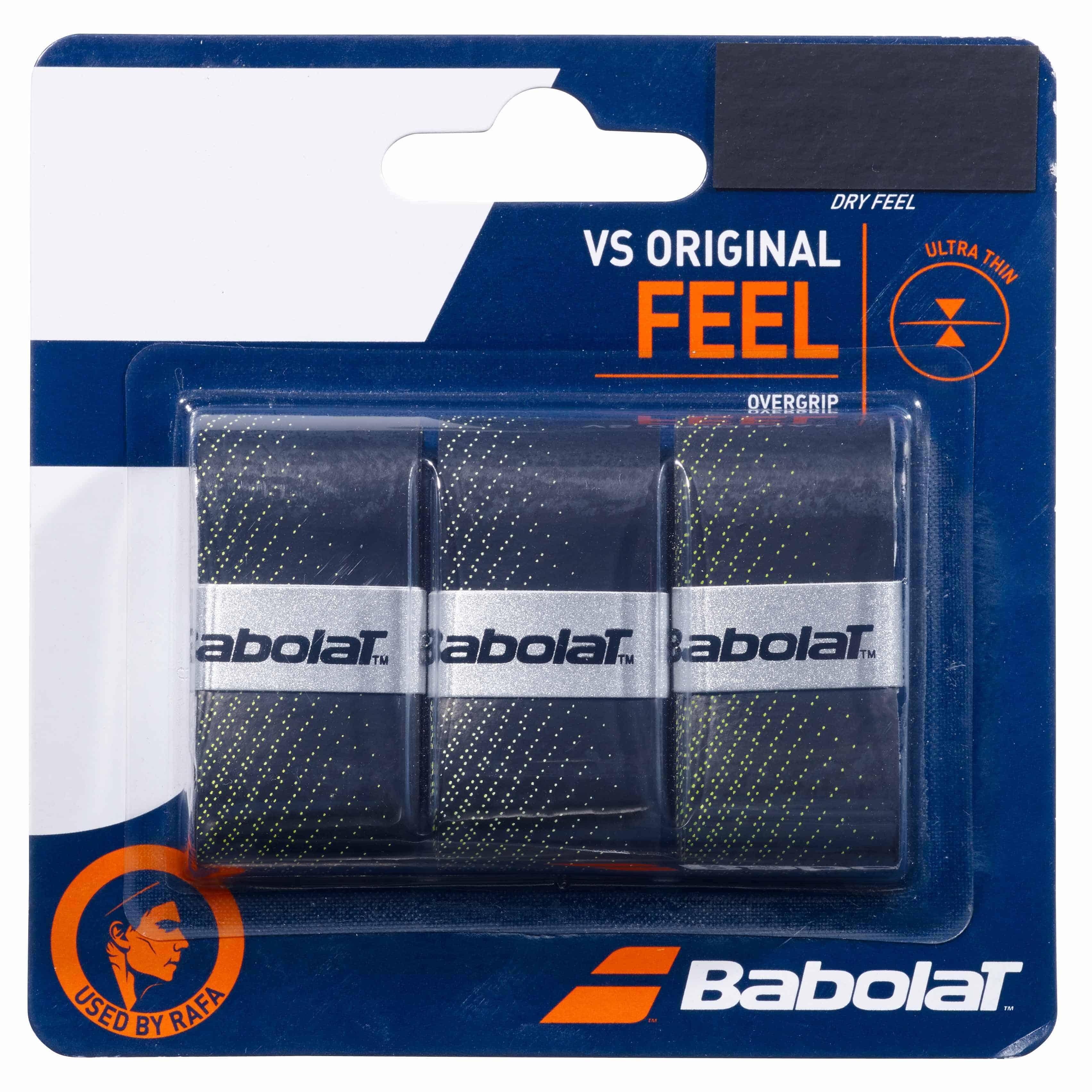 Overgripy Babolat VS Original Czarny Żółty 3 Sztuki