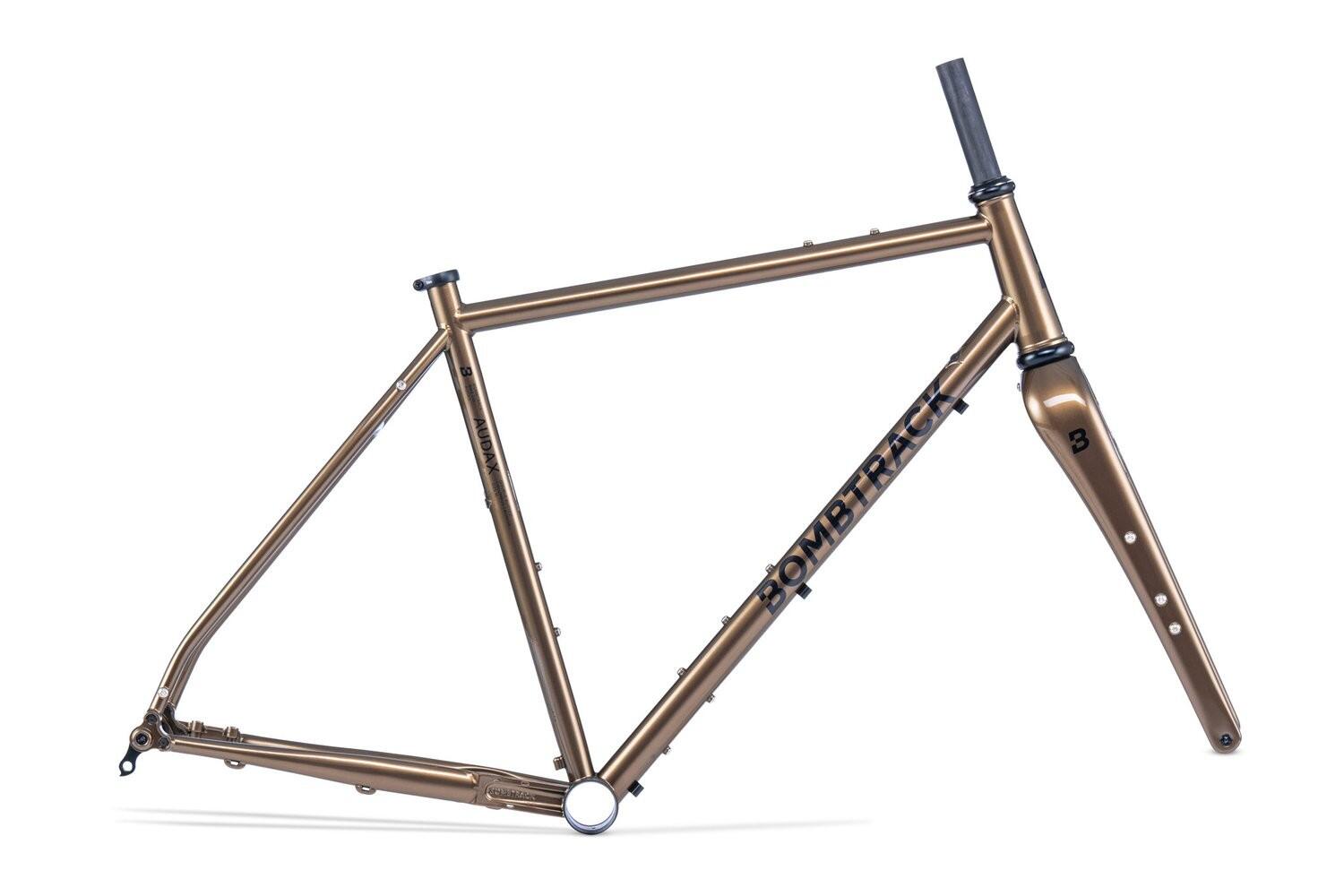 Zestaw ramy i widelca Audax - brązowy - XS - 47 cm