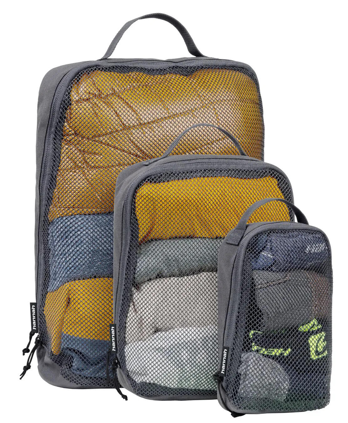 Zestaw trzech pokrowców podróżnych HANNAH Camping Set Case