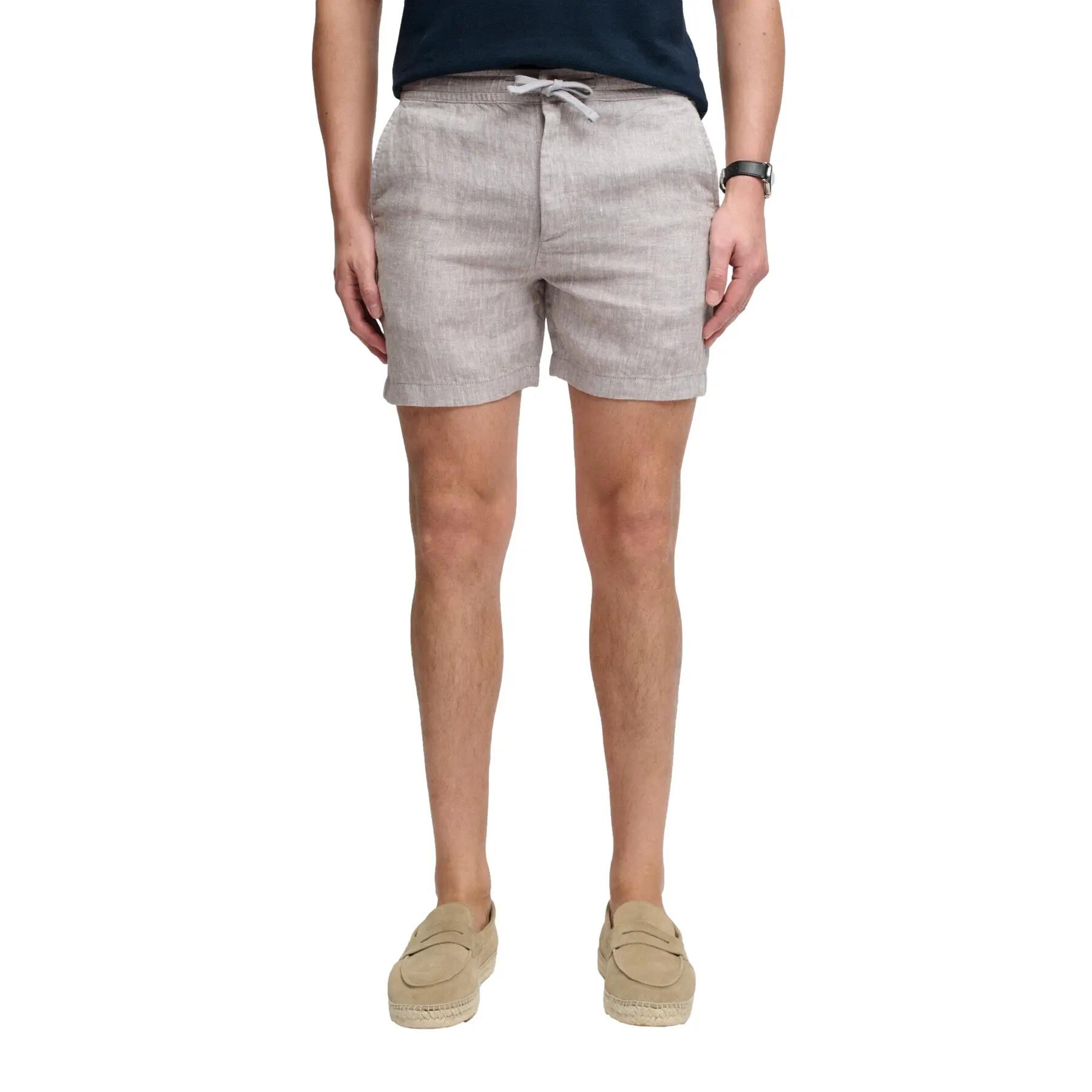 Lniane szorty Superdry