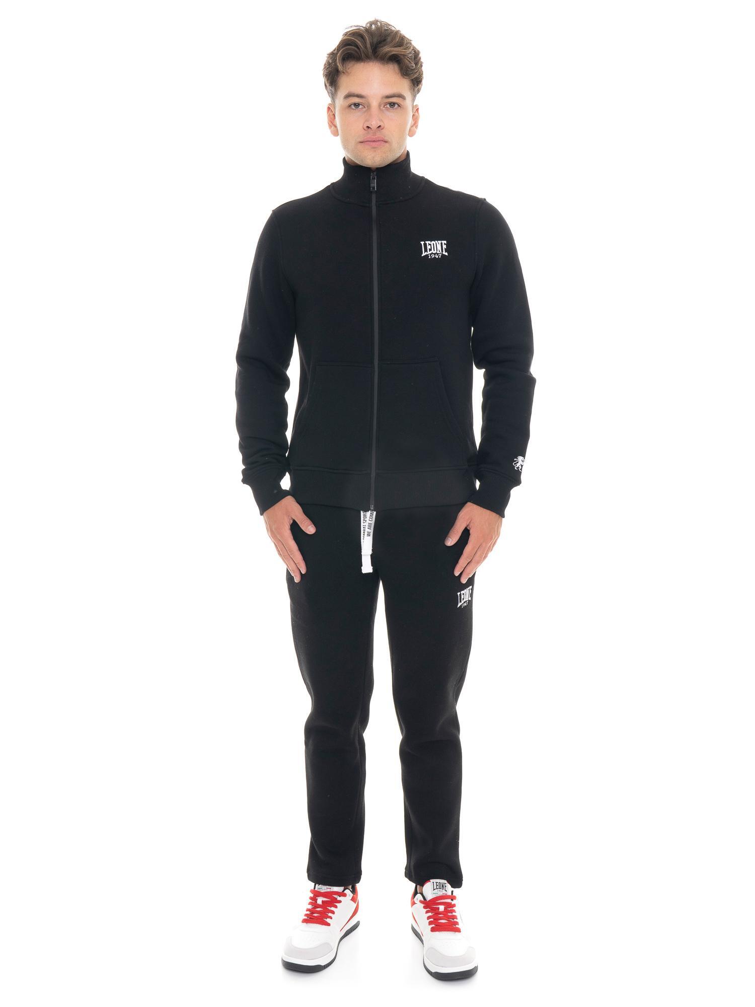 Herren-Winter-Trainingsanzug mit hohem Kragen Reißverschluss, Leone 1947