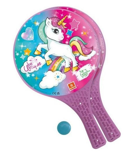 Zestaw do piłki plażowej 2 kije i piłka z nadrukiem UNICORN
