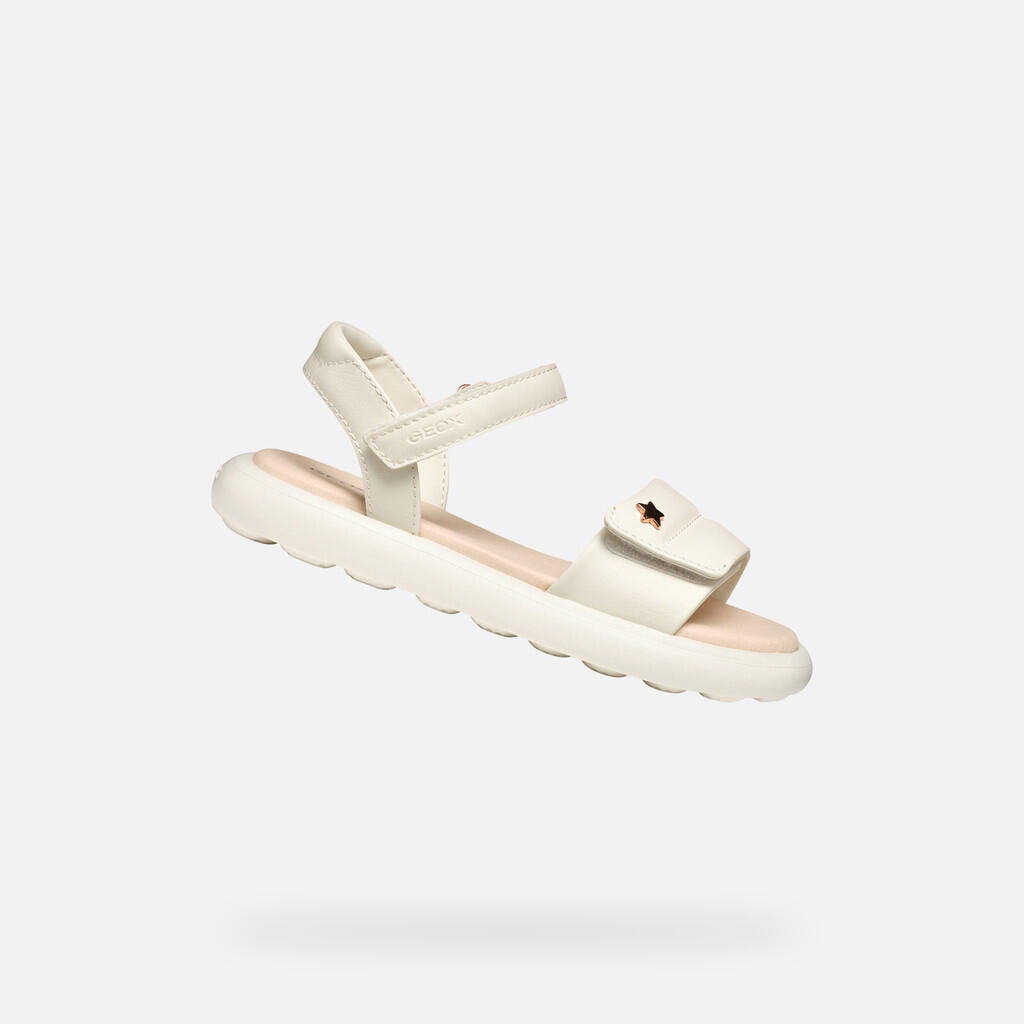 Sandały GEOX J SANDAL PUFFYPOP GI Beżowy