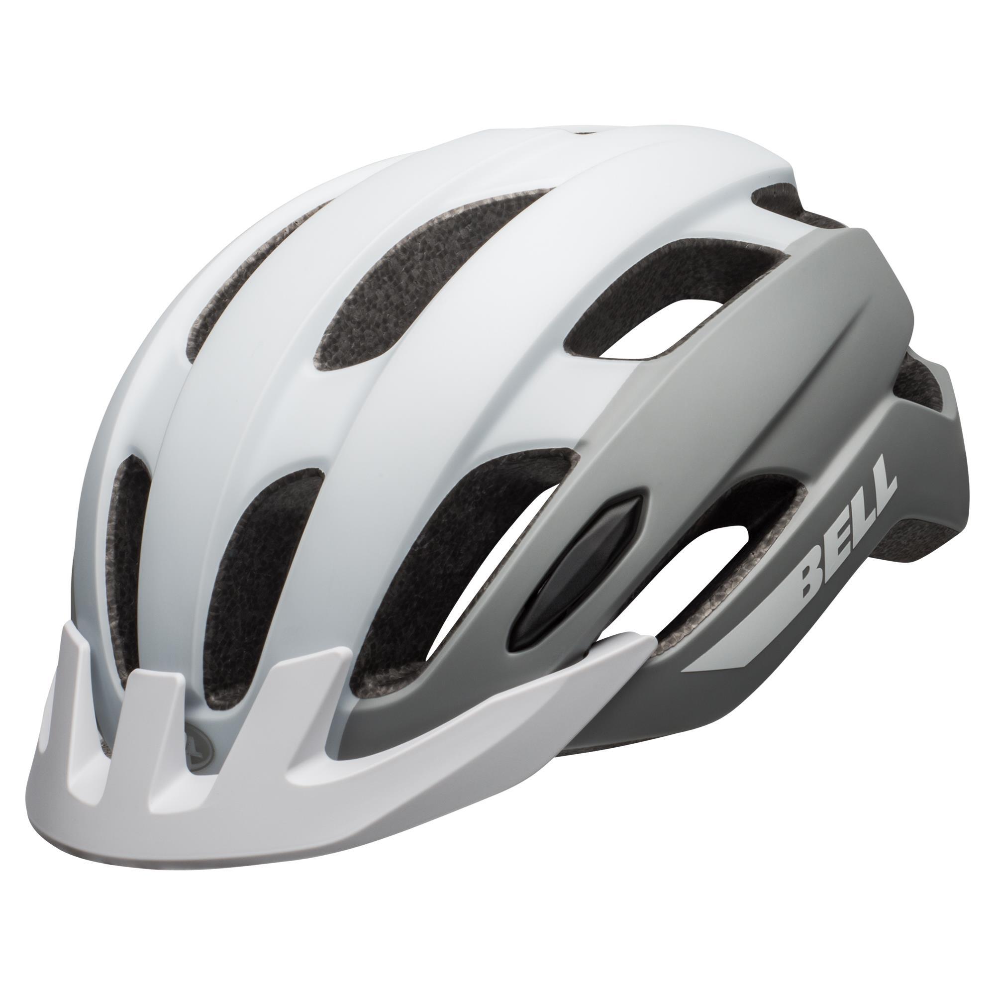 Kask Mtb Bell Trace Matte White Silver Uniwersalny (54-61 cm)