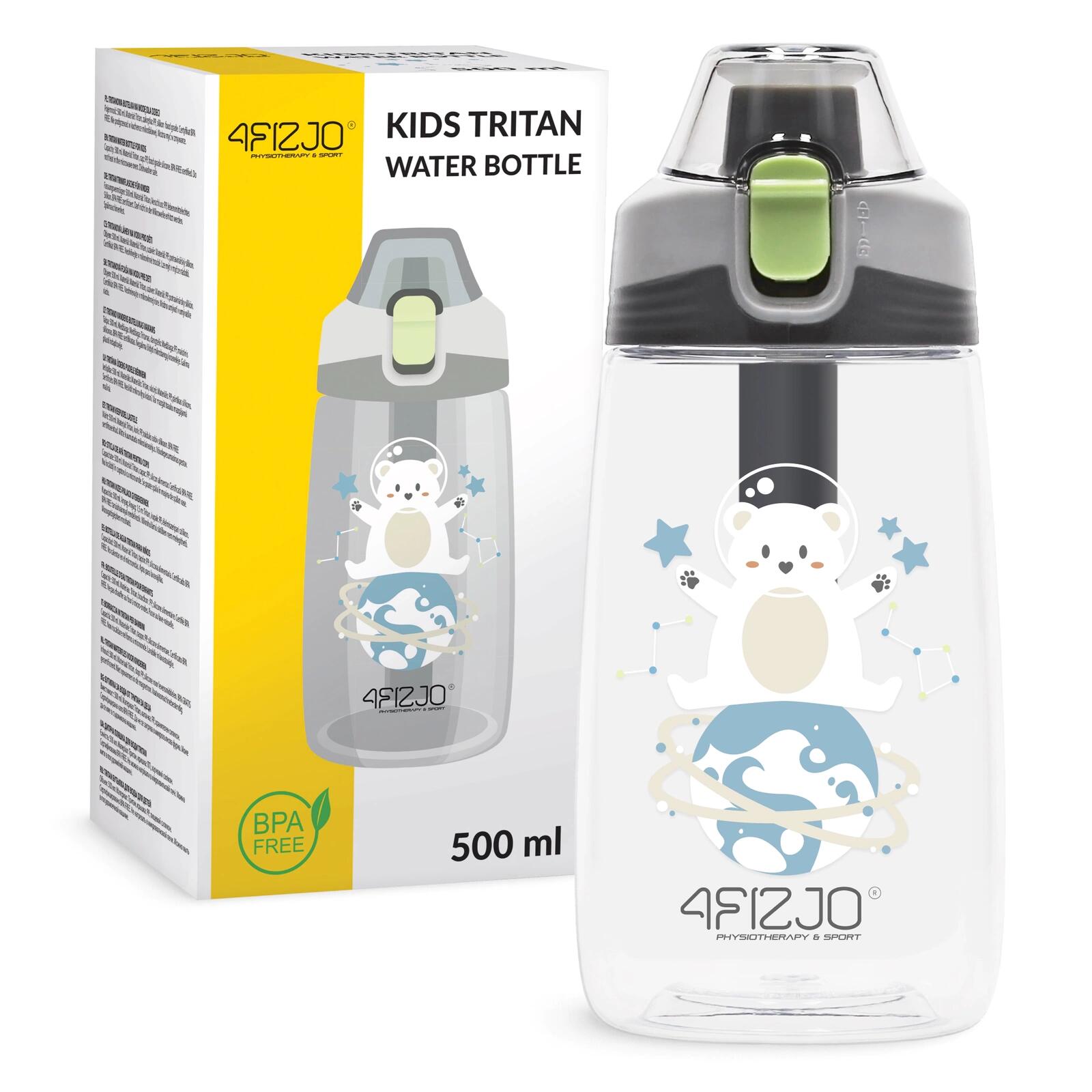 Bidon dla dziecka na wodę 4FIZJO 500 ml