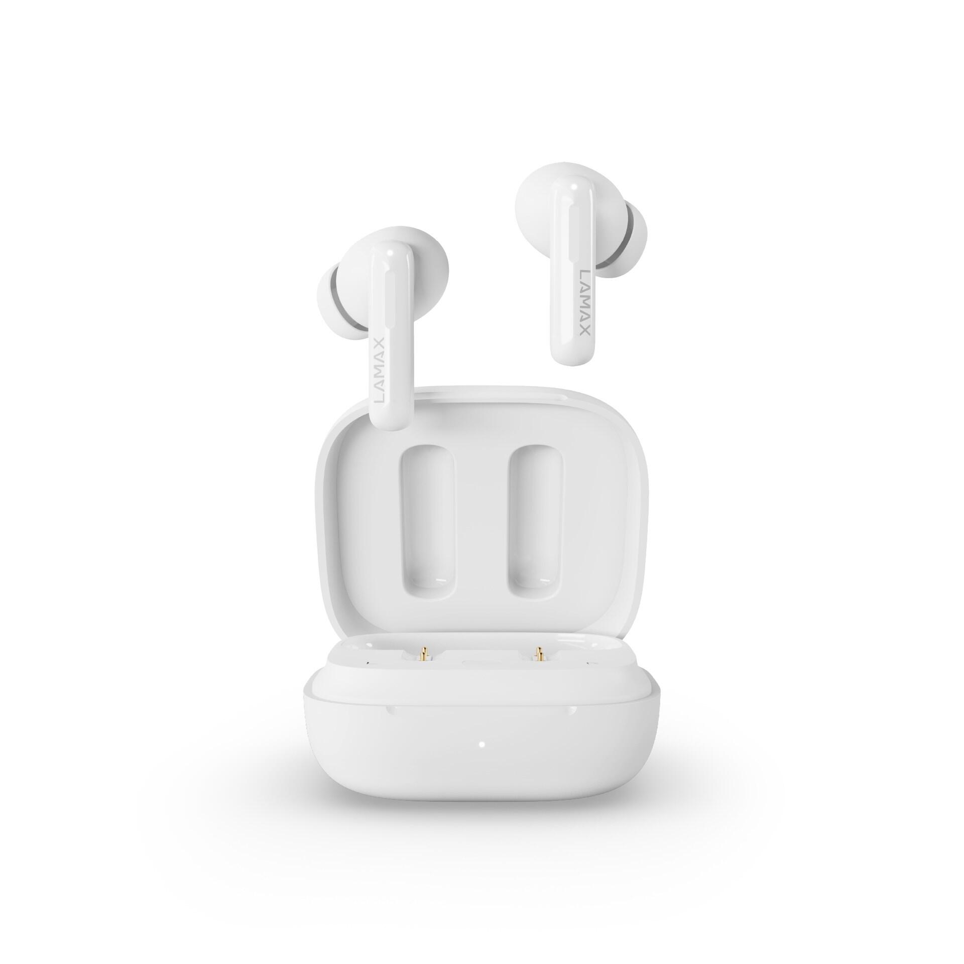 Słuchawki bezprzewodowe Clips1 Plus White