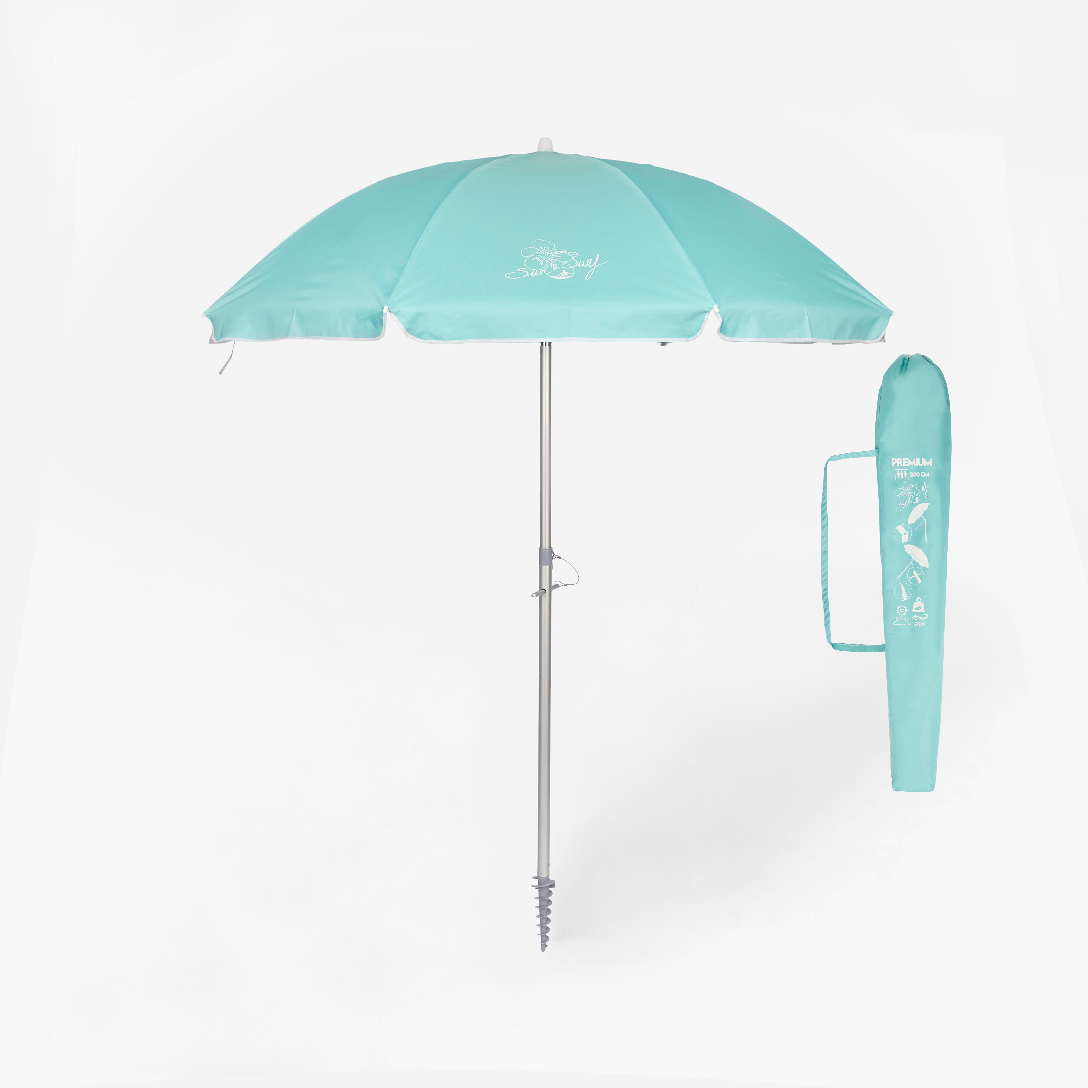 Parasol plażowy Sun-Surf 200 cm nachylany