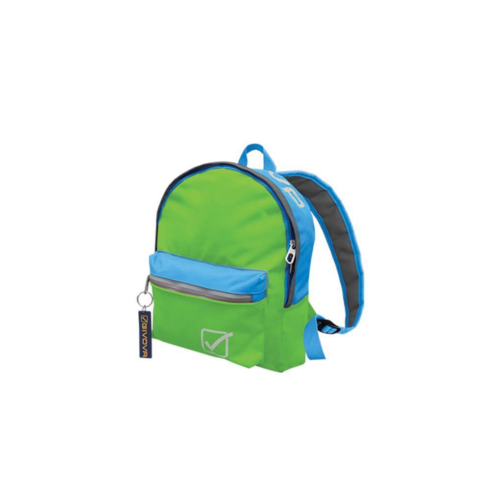 Givova University Plecak Fluo Green-Turquoise, Zrównoważony i przestronny