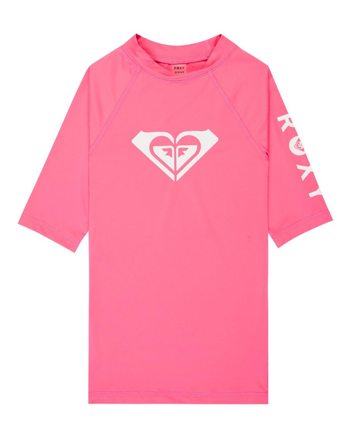 Koszulka rash vest z krótkim rękawem dla Dziewczynki WHOLE HEARTED